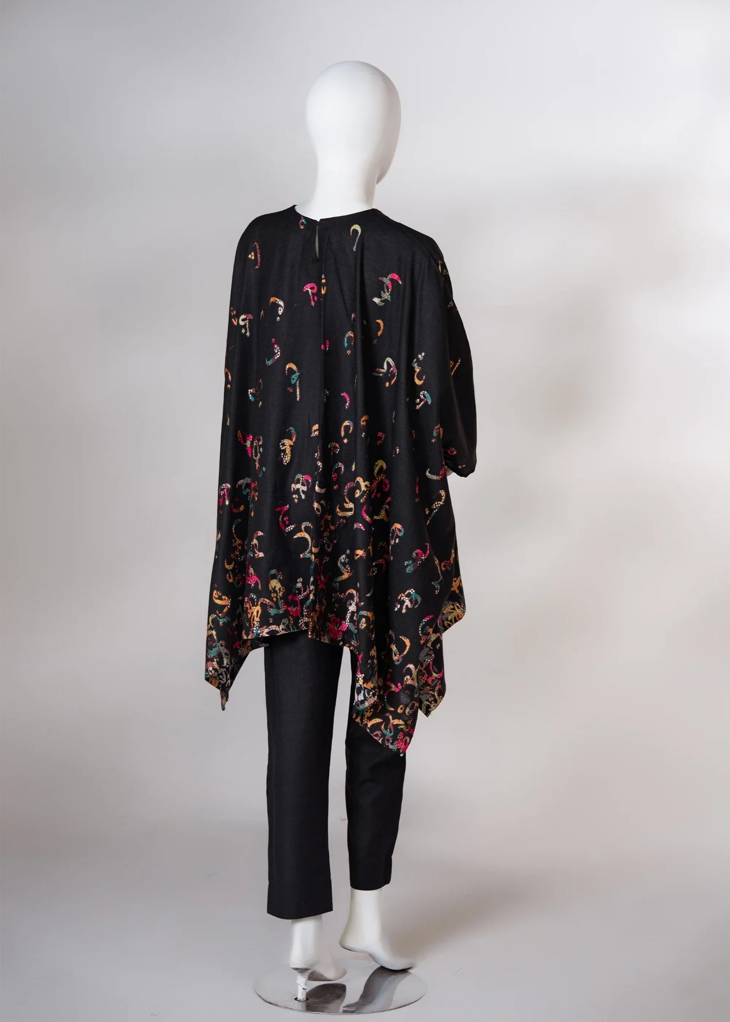 cotton viscose Co Ord Sets in Black - view 4
