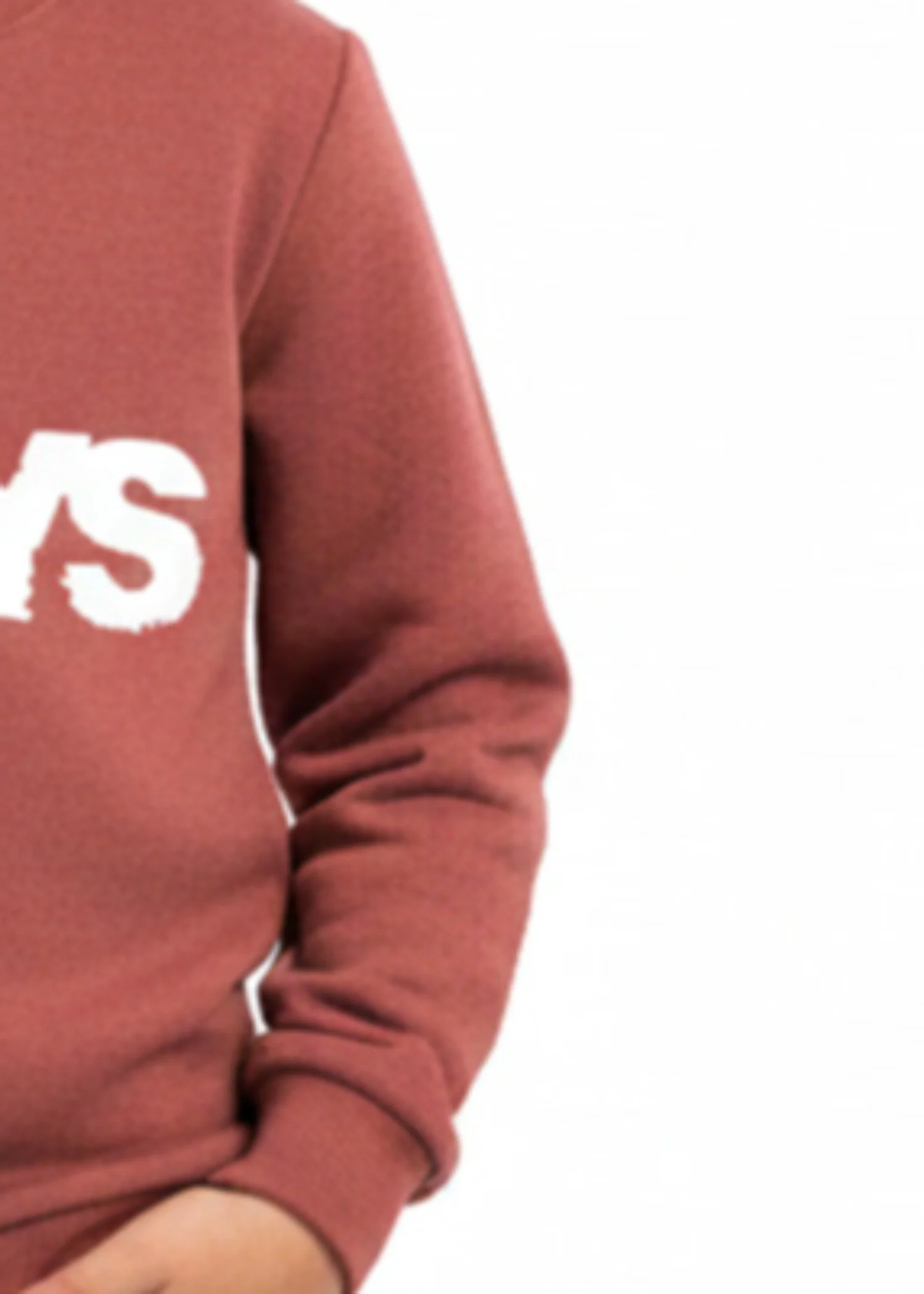 fleece Sweatshirt in Brown - view 3