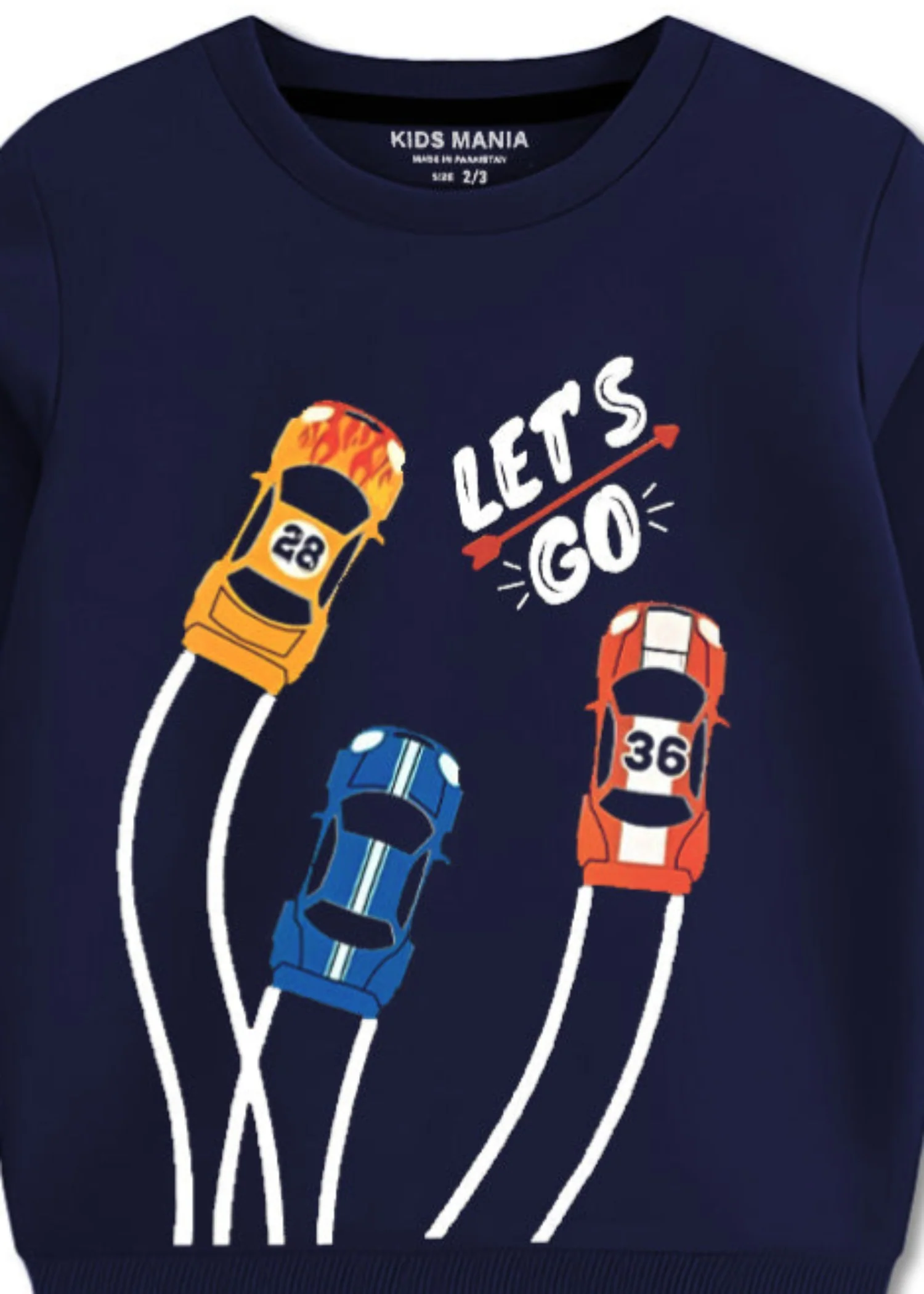 fleece Sweatshirt in Navy blue - view 2