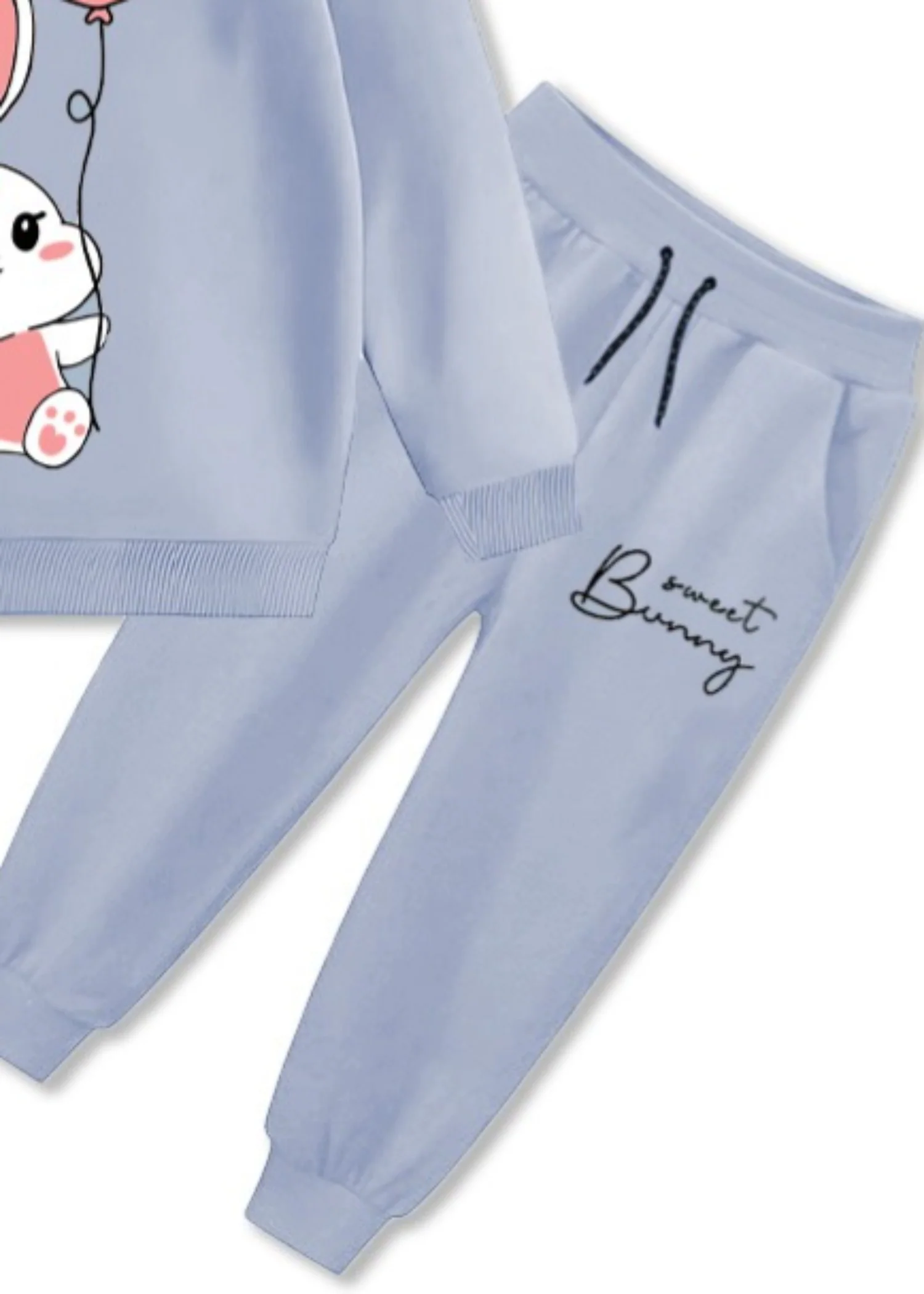 fleece Sweatshirt in Sky blue - view 3