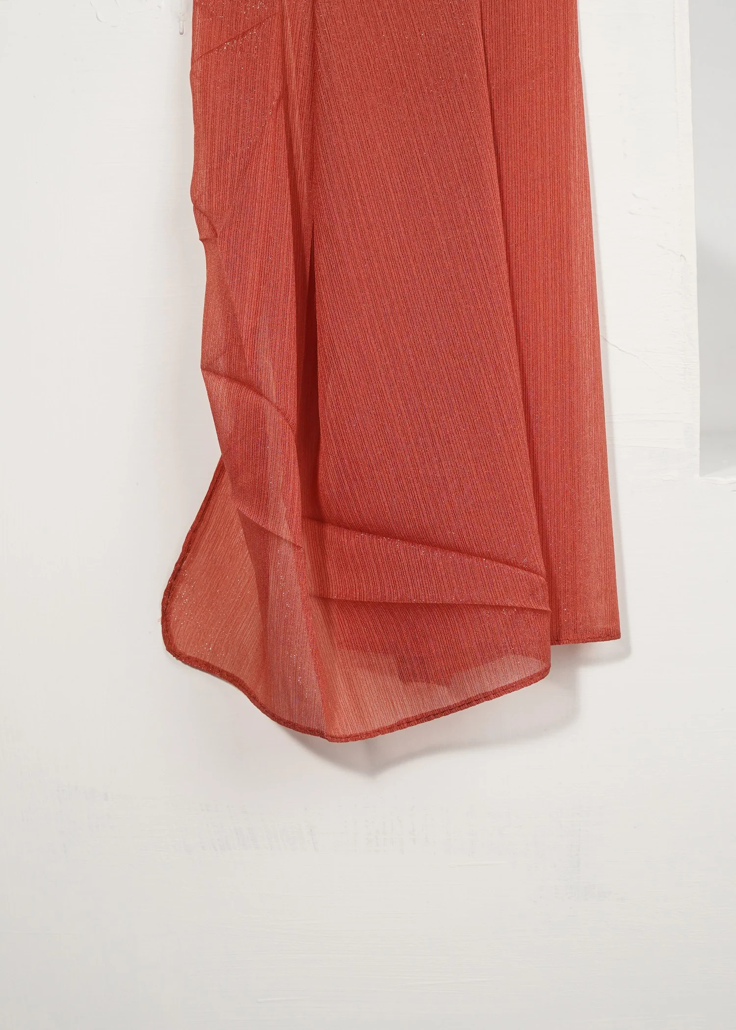 chiffon Hijab in Coral pink - view 3
