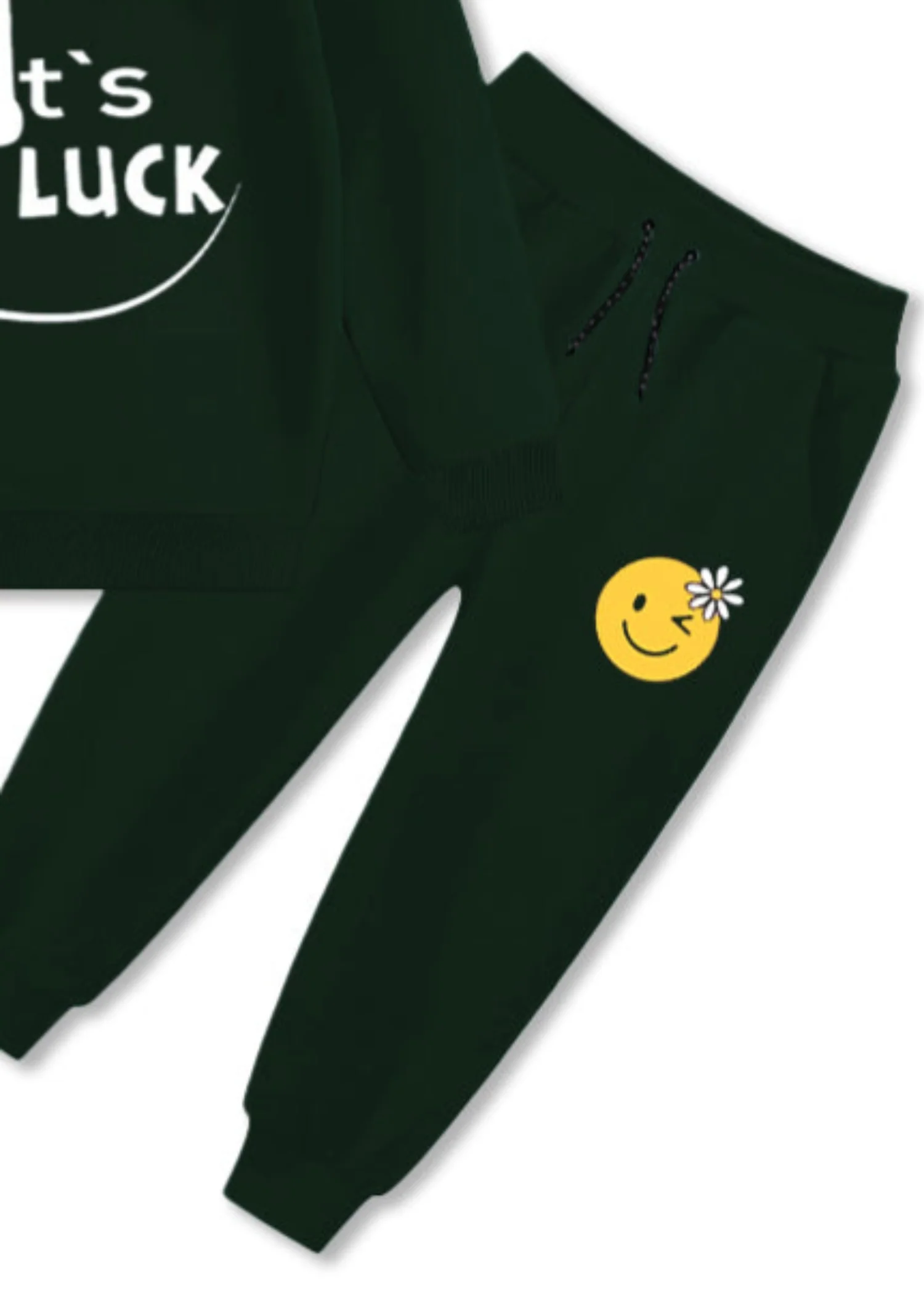 fleece Sweatshirt in Green - view 3