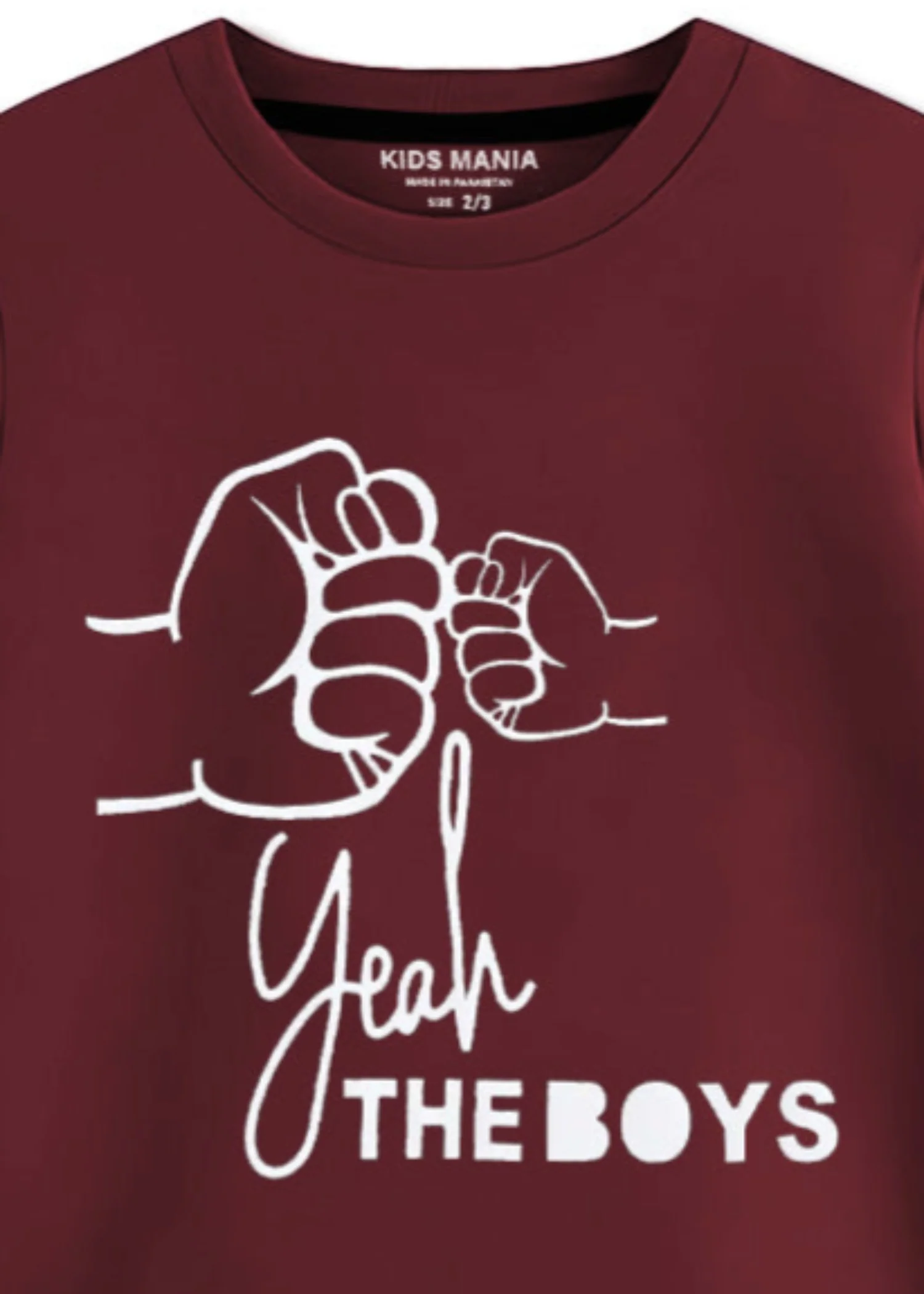 fleece Sweatshirt in Maroon - view 2