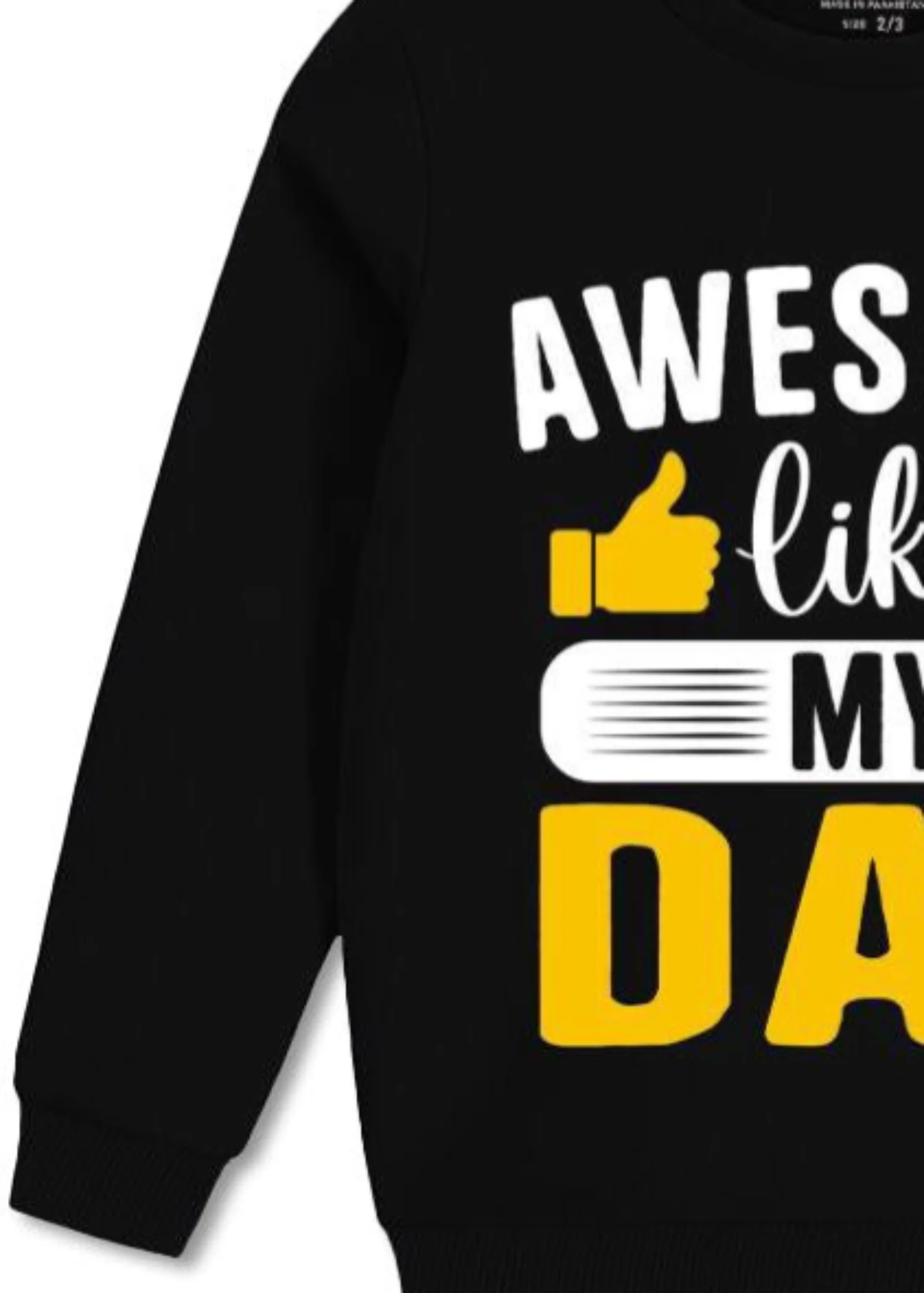fleece Sweatshirt in Black - view 3