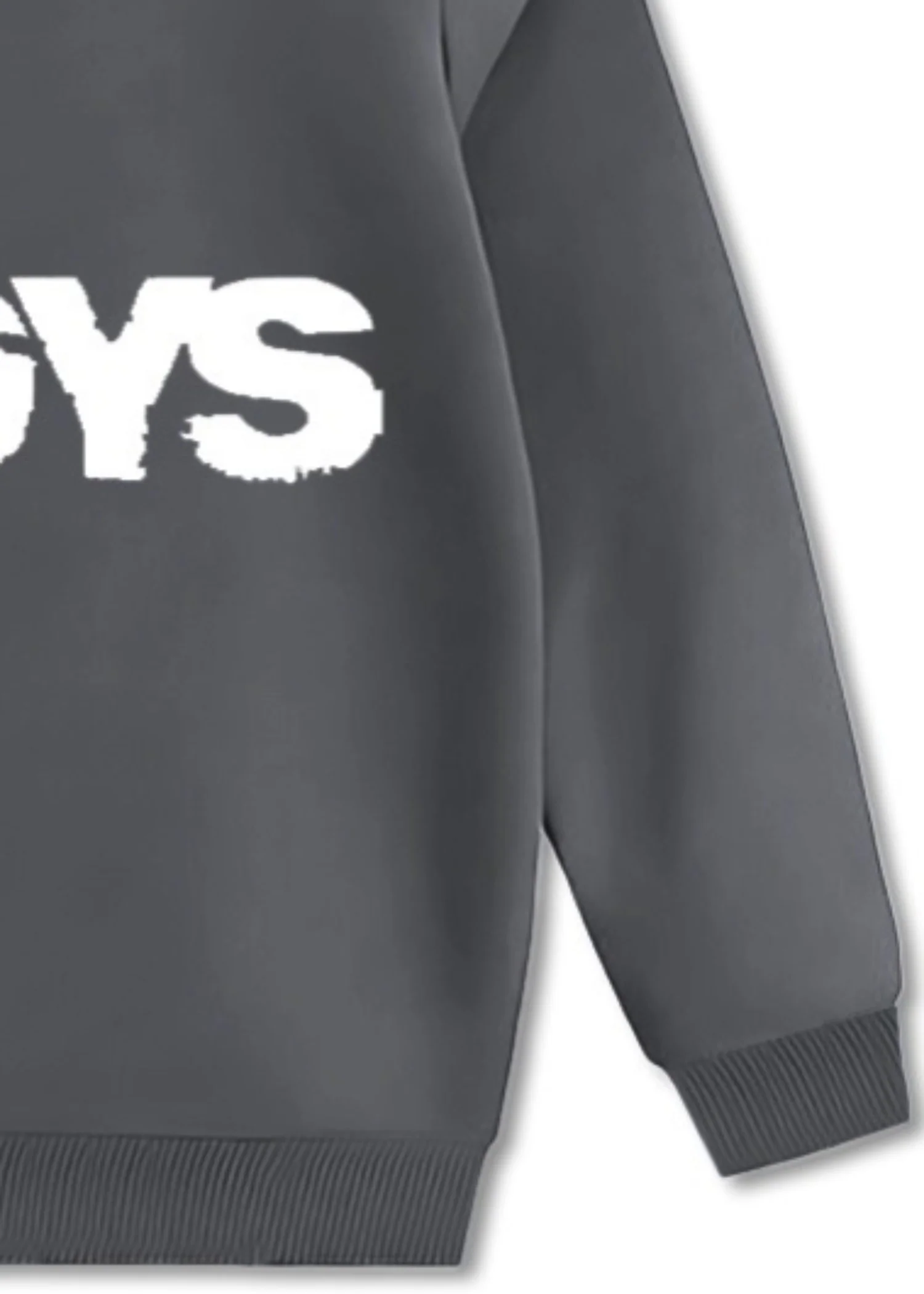 fleece Sweatshirt in Grey - view 3