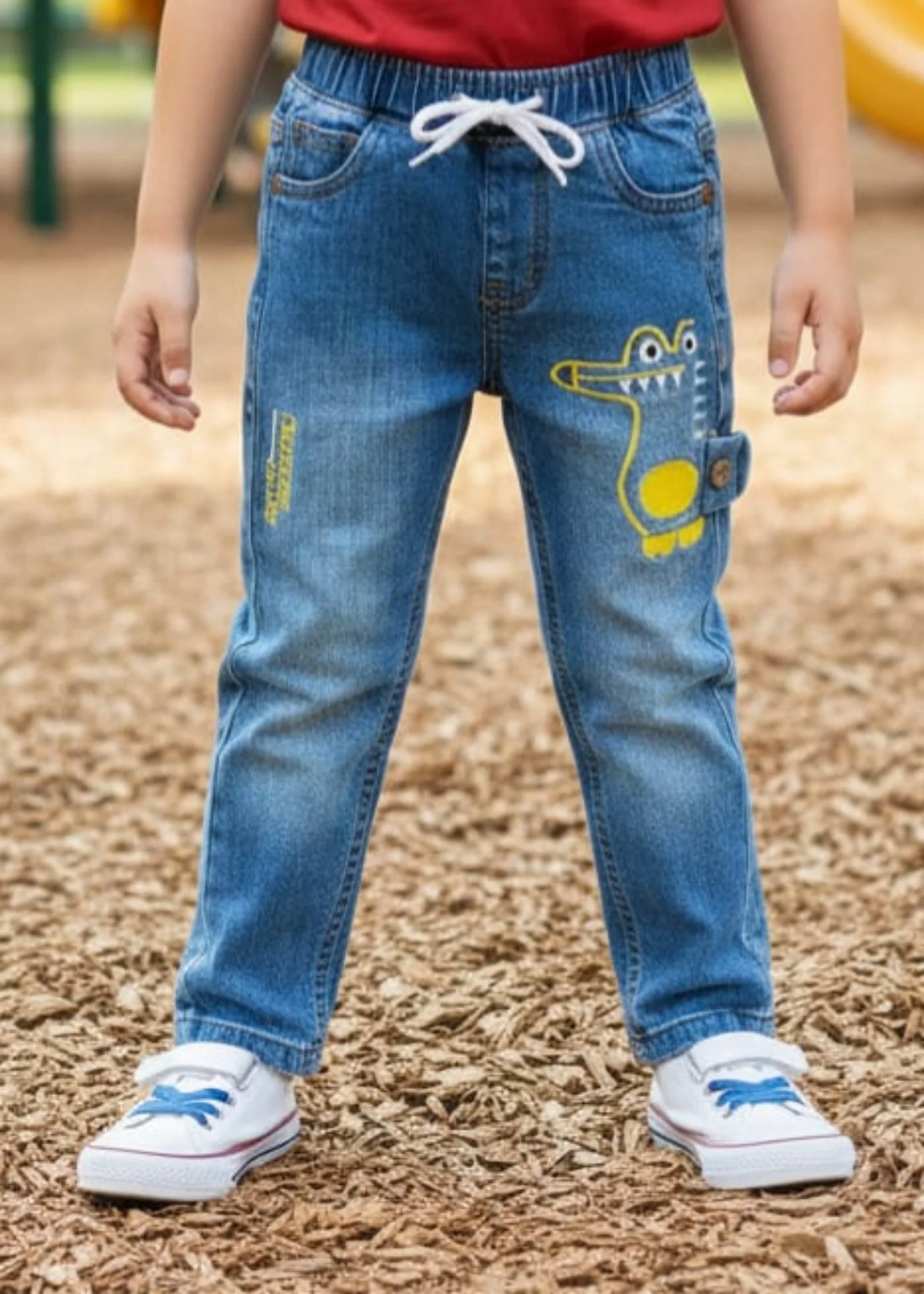 stretch denim Jeans in Azure