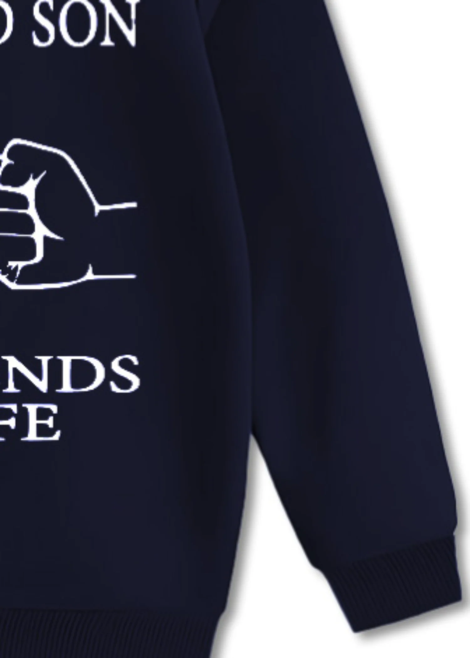 fleece Sweatshirt in Navy blue - view 3