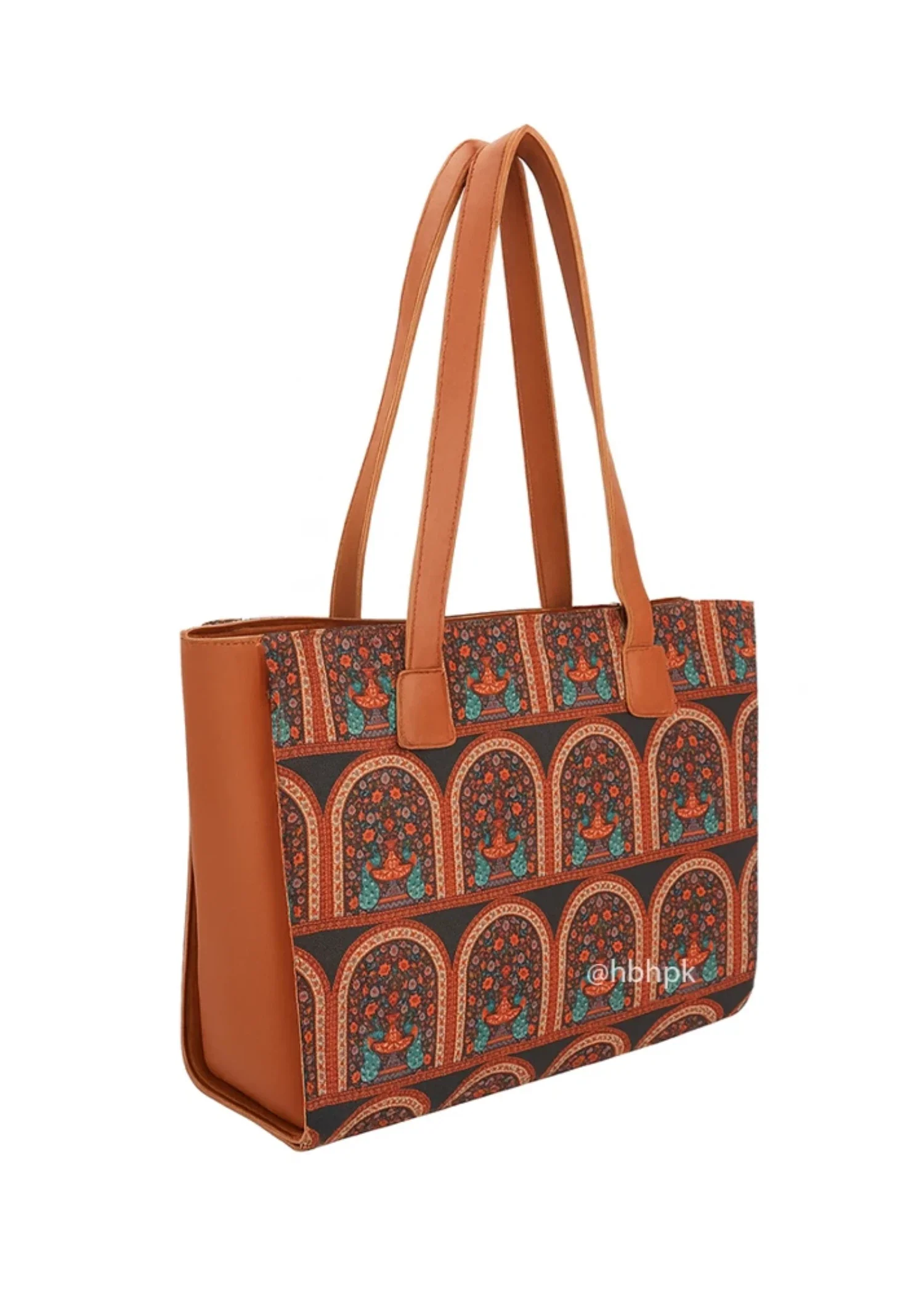 Tote Bag in Brown Color by - Trendy Women Tote Bag MWV2162 - view 2
