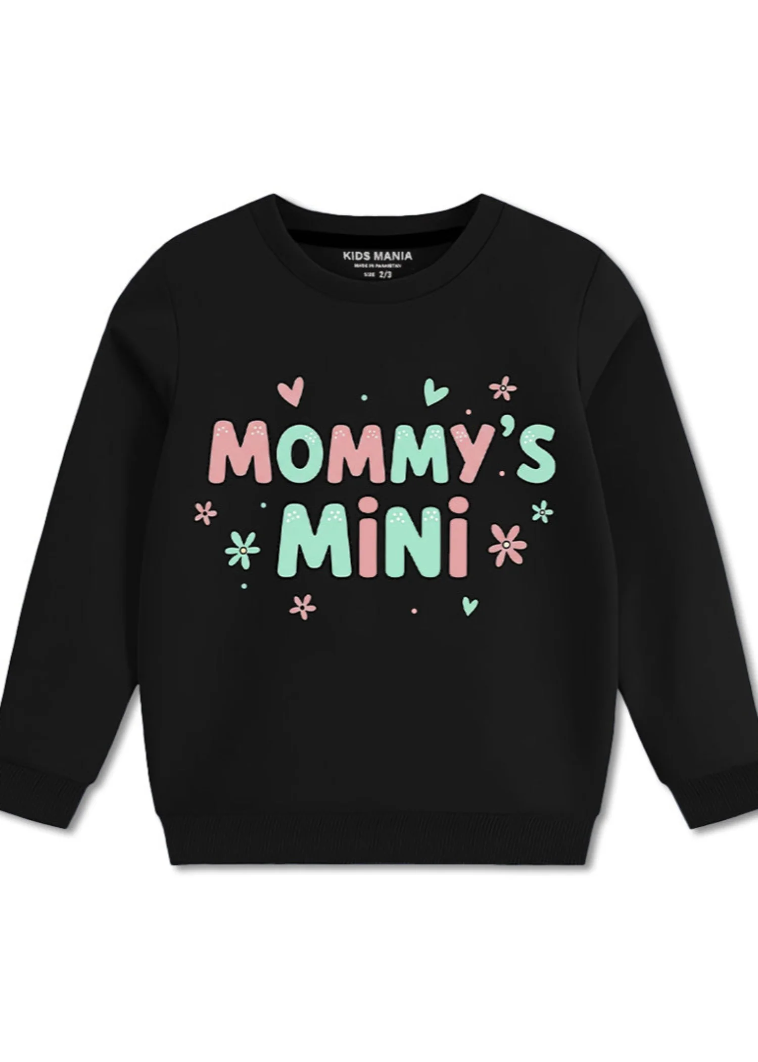fleece Sweatshirt in Black - view 4