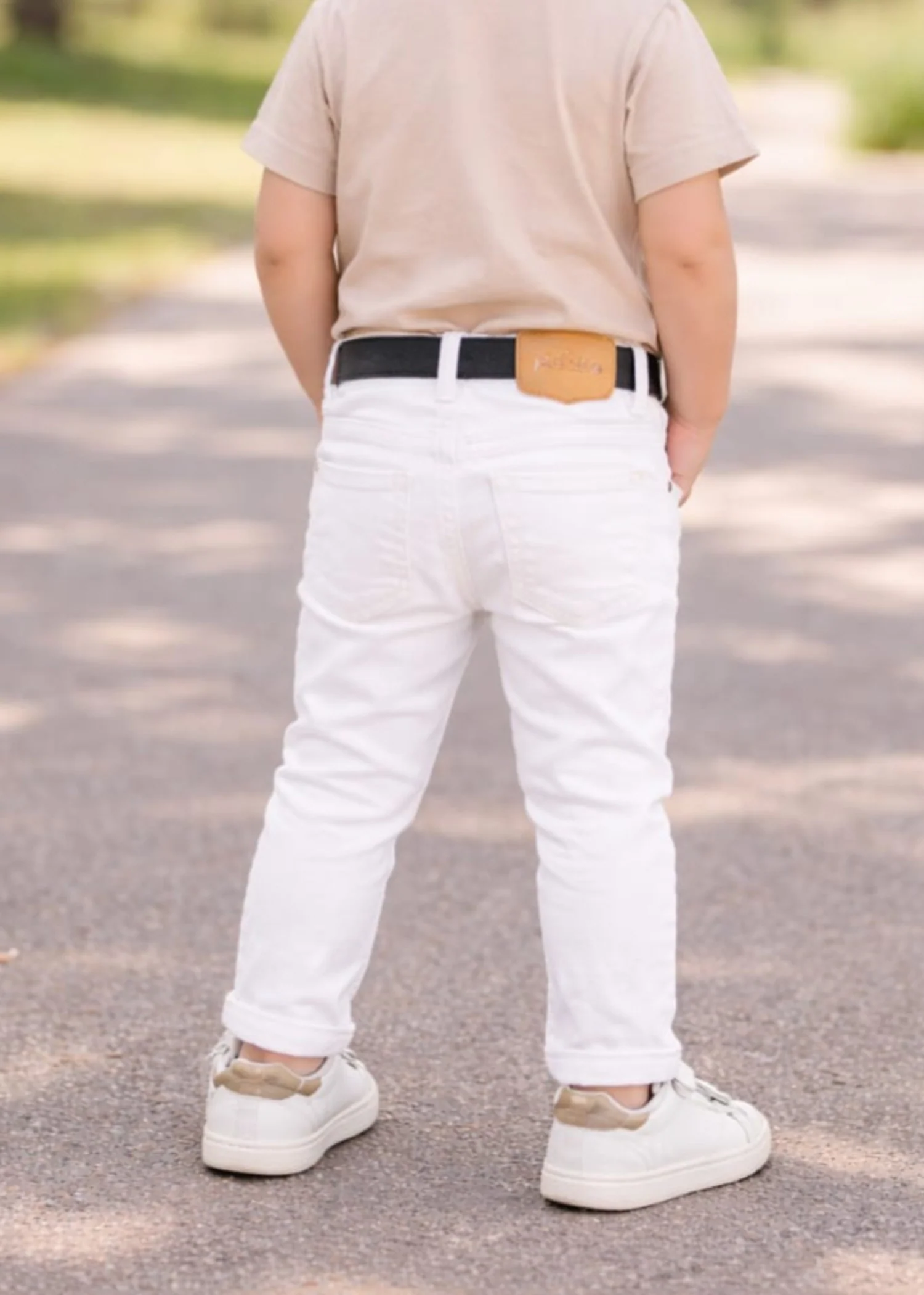 stretch denim Jeans in White - view 2