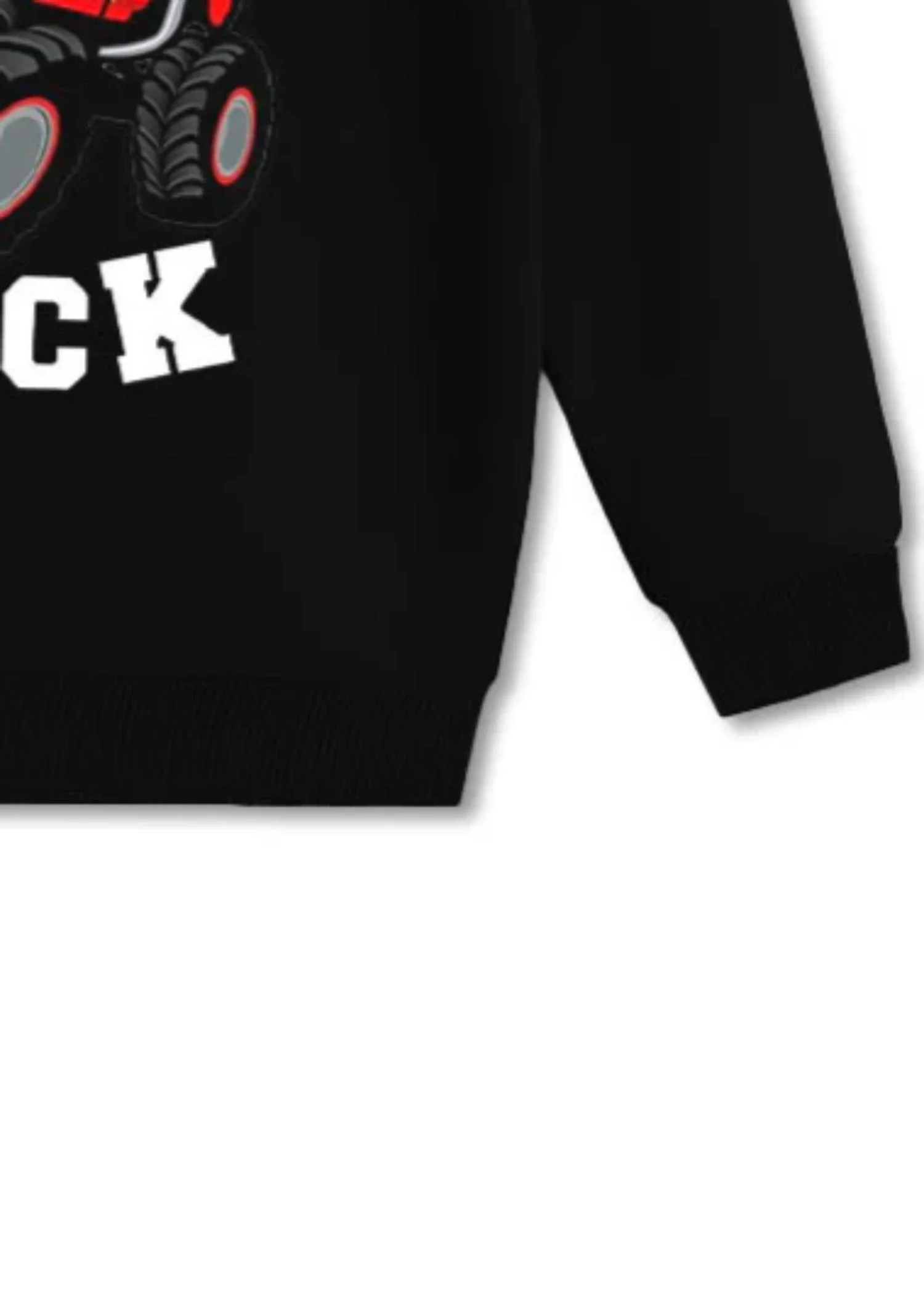 fleece Sweatshirt in Black - view 3