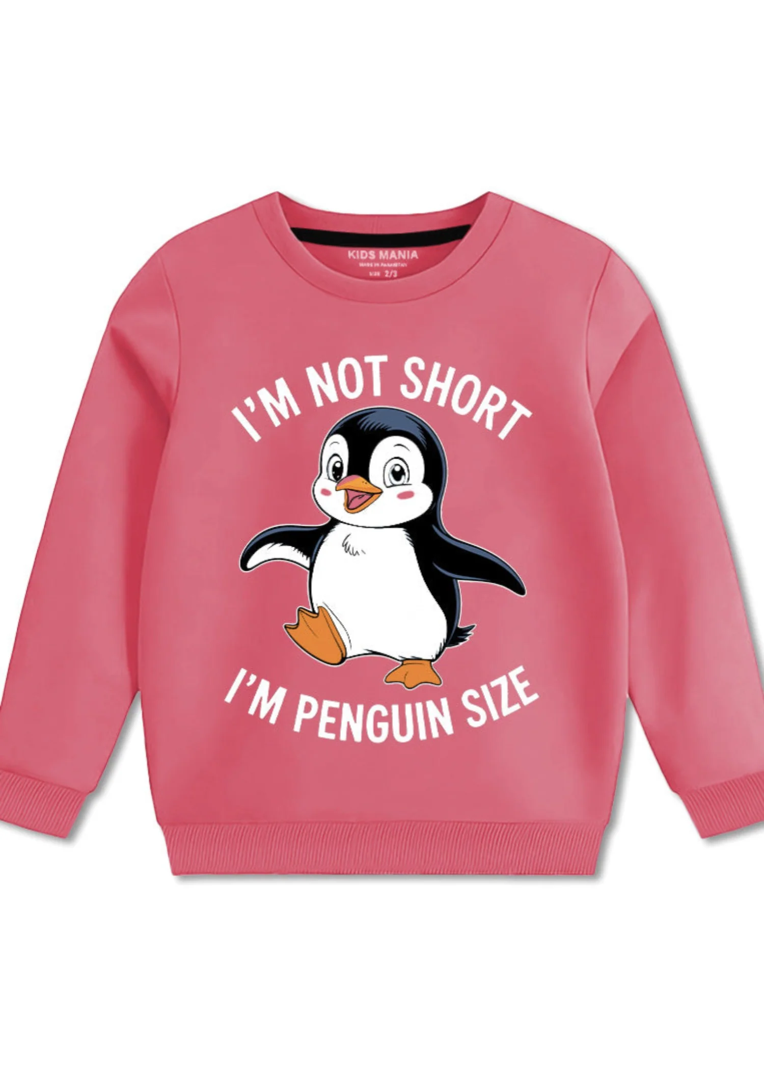 fleece Sweatshirt in Rose pink
