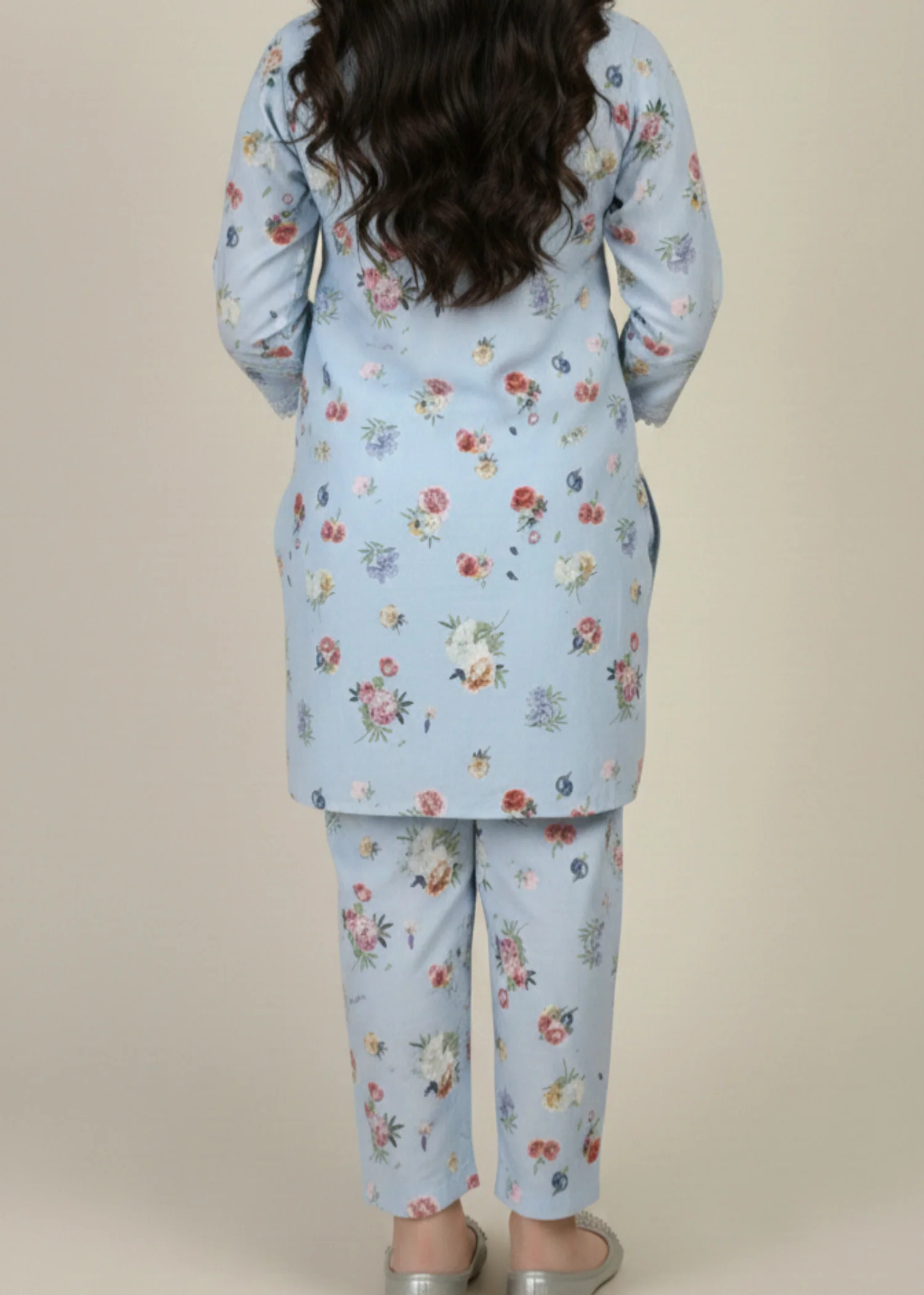 Co Ord Sets in Sky blue - view 6