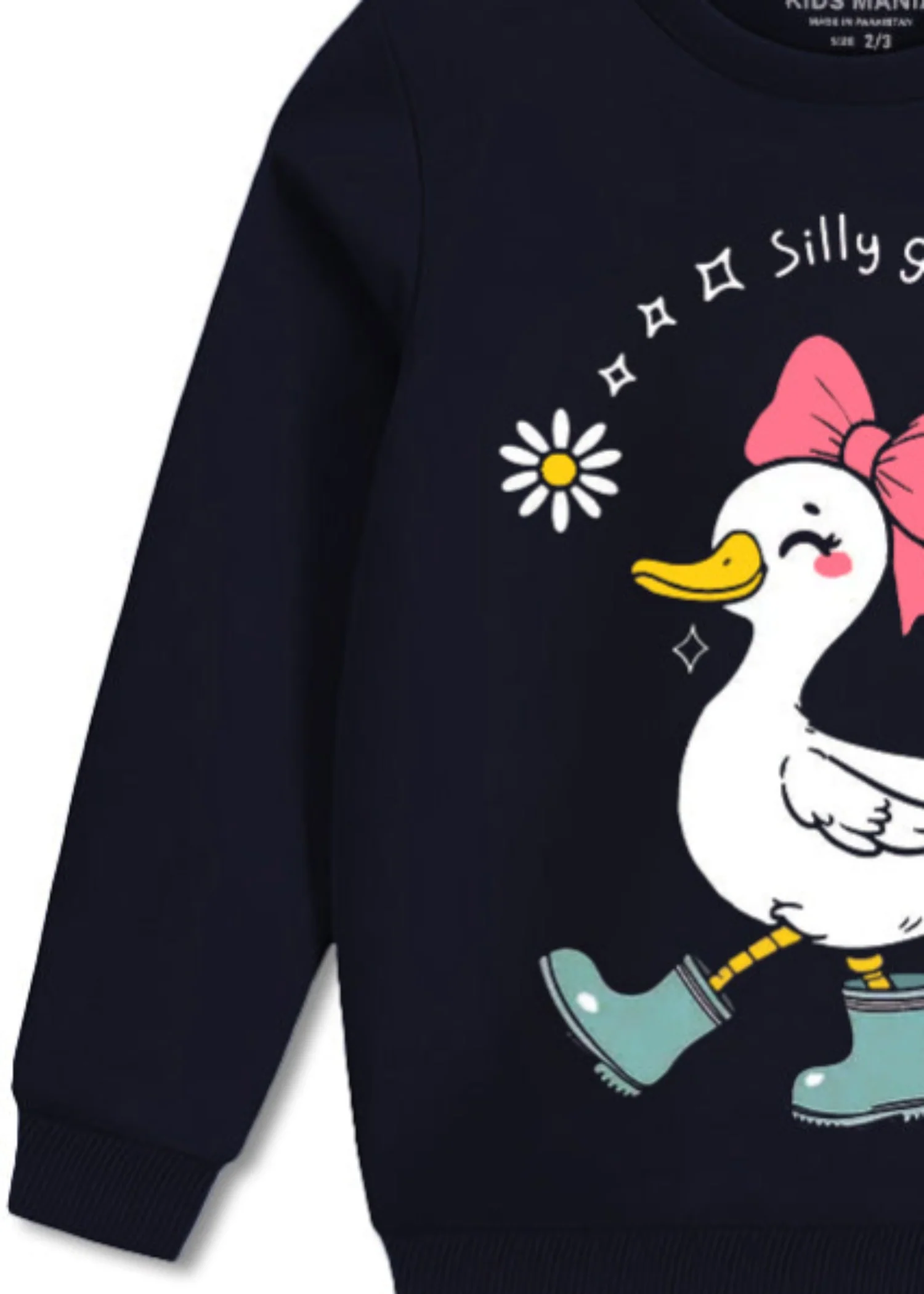 fleece Sweatshirt in Navy blue - view 3