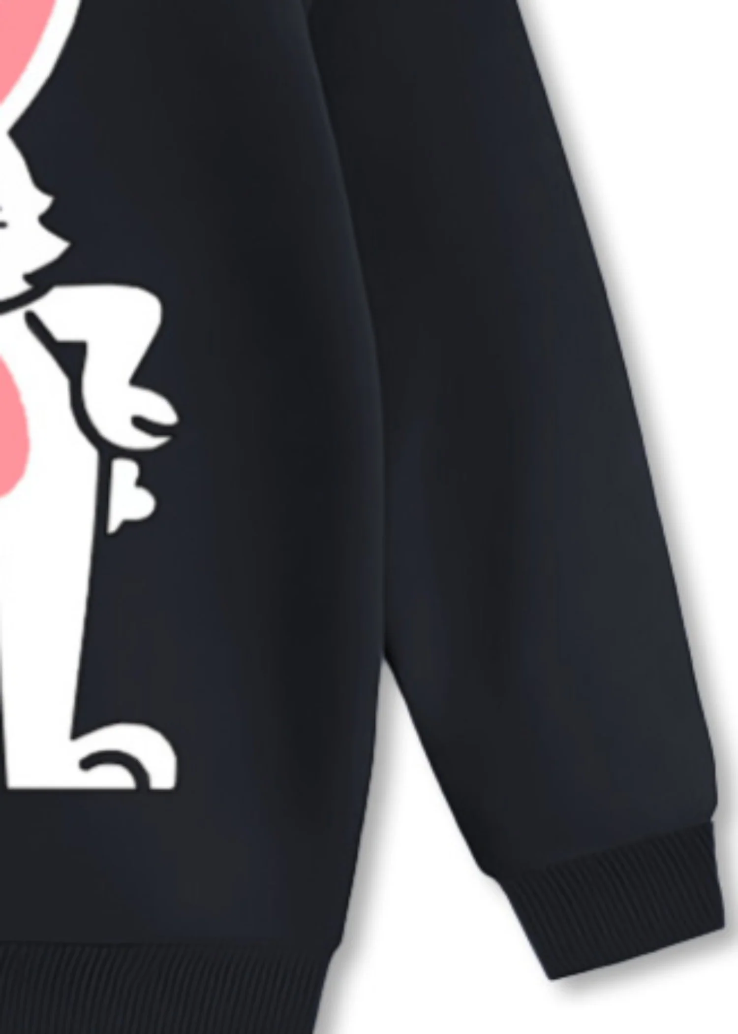 fleece Sweatshirt in Charcoal - view 3