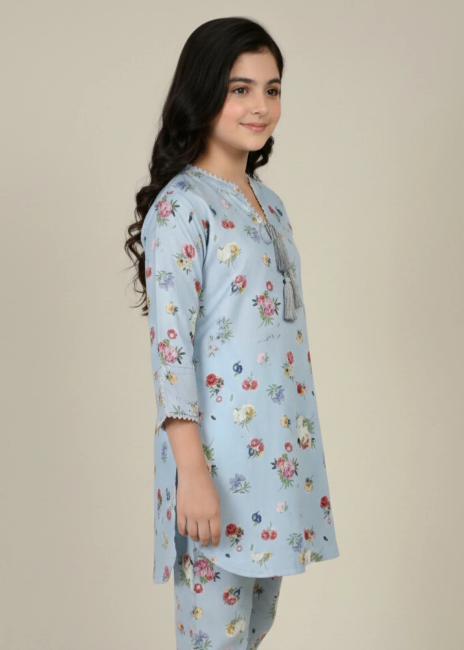 Co Ord Sets in Sky blue - view 4