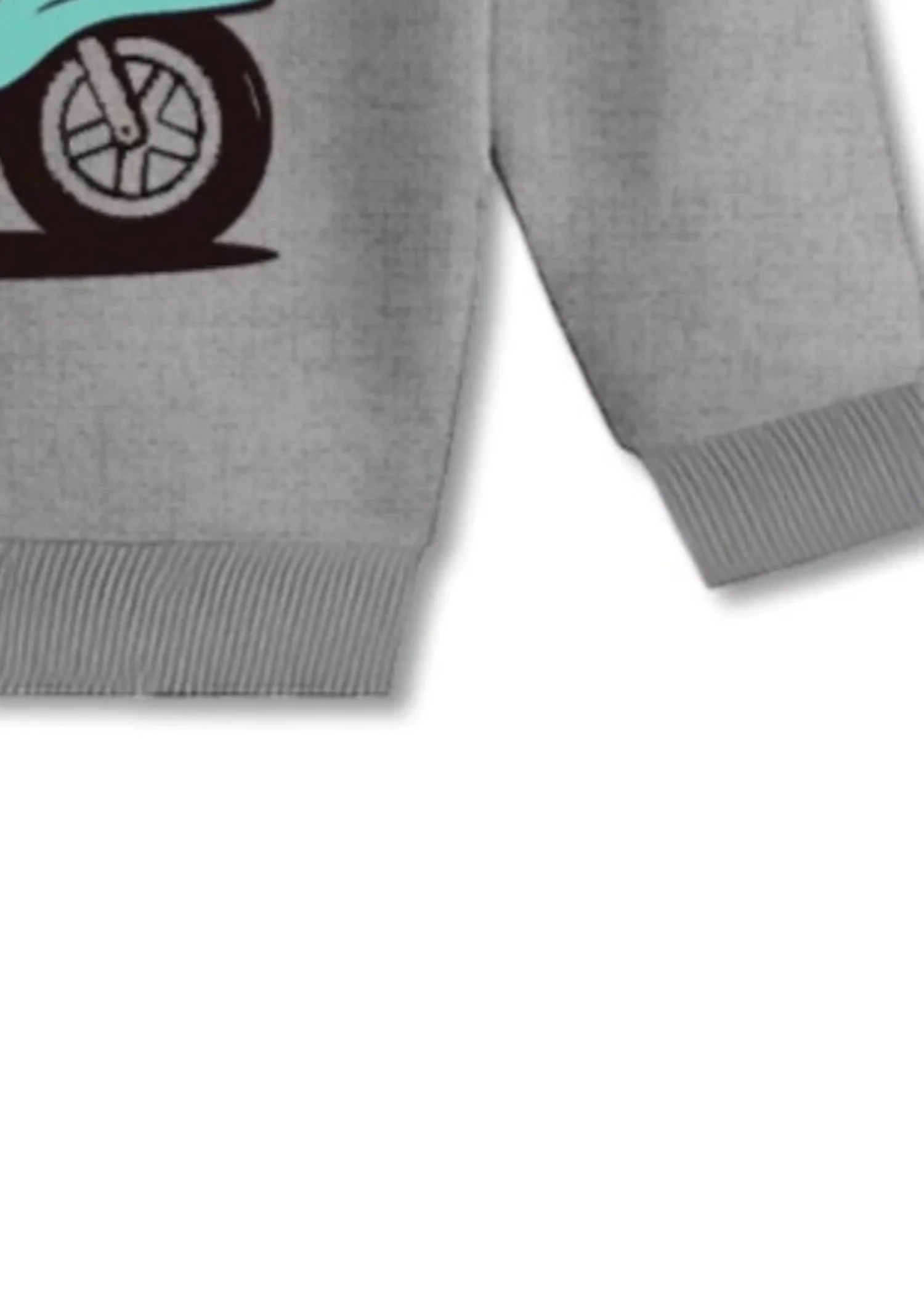 fleece Sweatshirt in Grey - view 2
