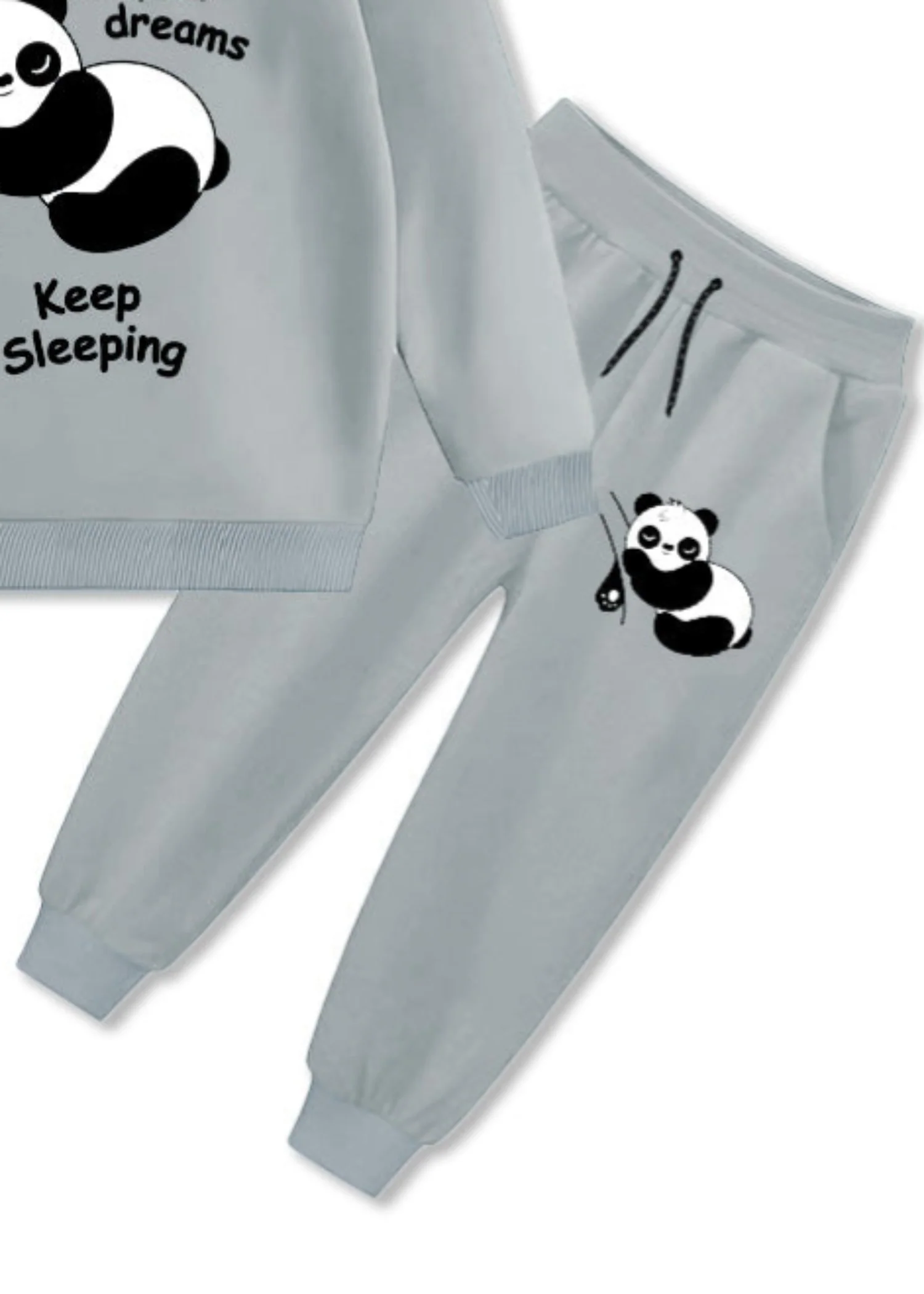 fleece Tracksuit in Light grey - view 3