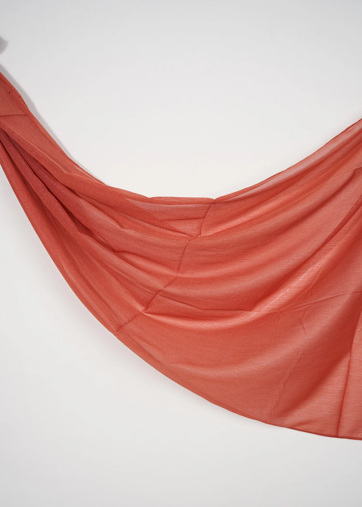 chiffon Hijab in Coral pink - view 2