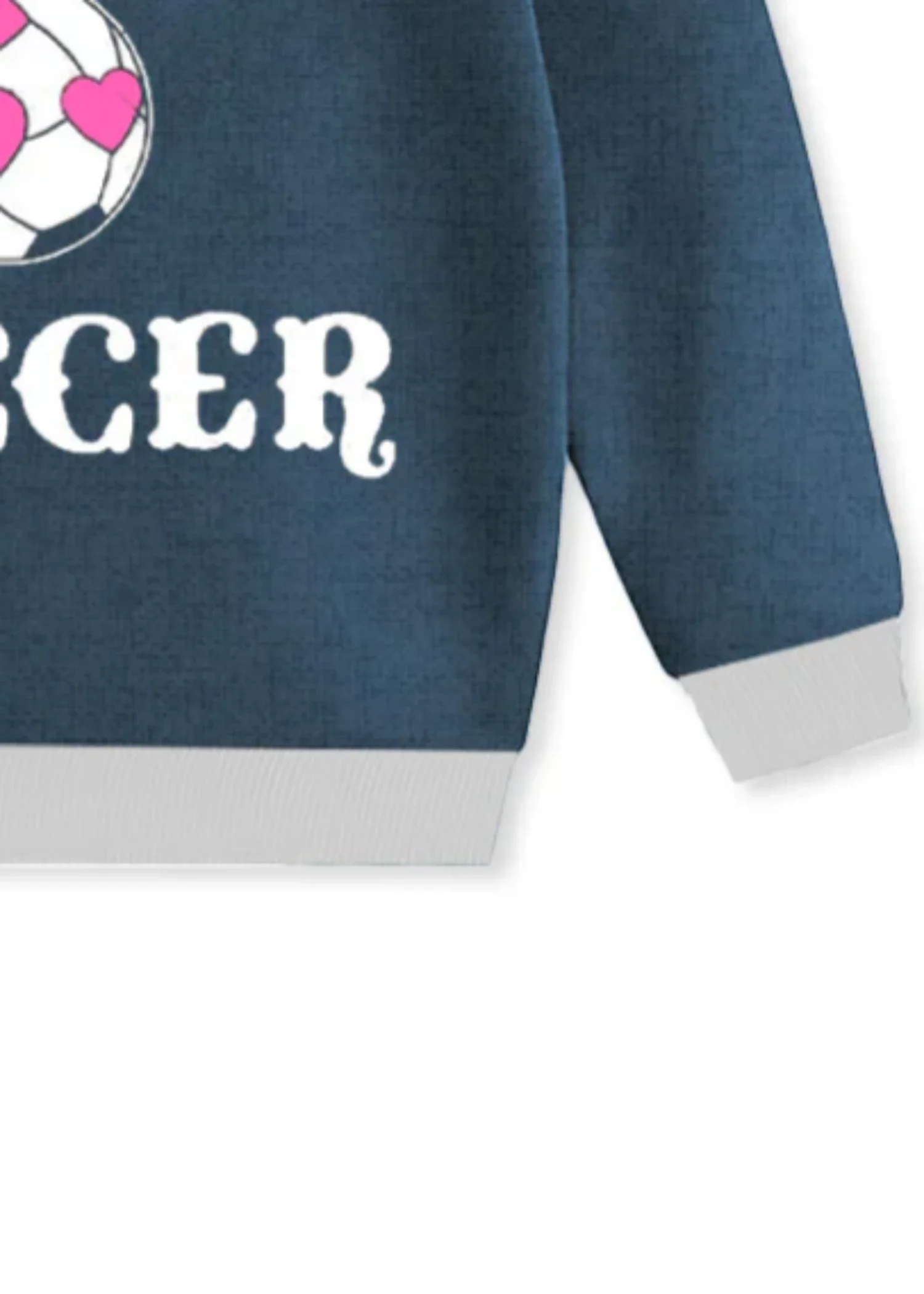 fleece Sweatshirt in Steel blue - view 3