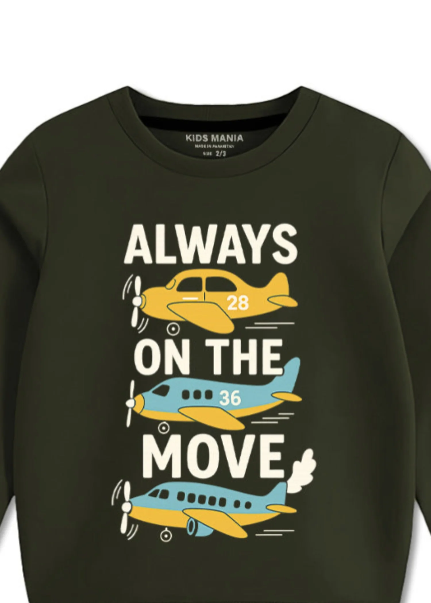 fleece Sweatshirt in Dark green - view 2