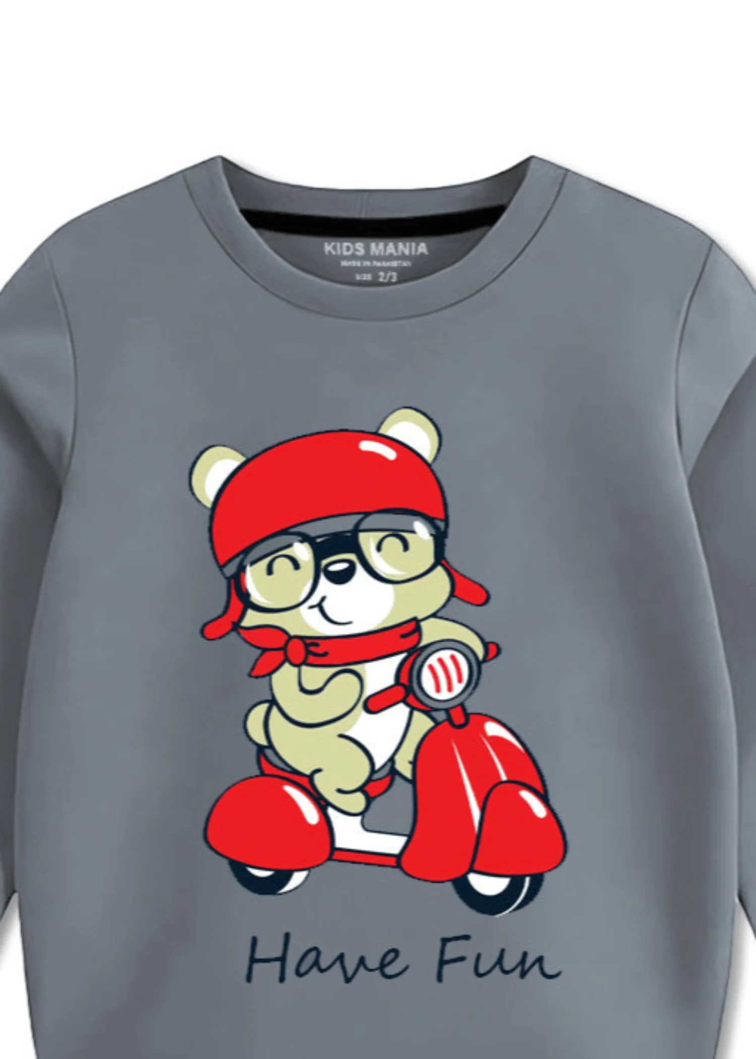 fleece Sweatshirt in Grey - view 2