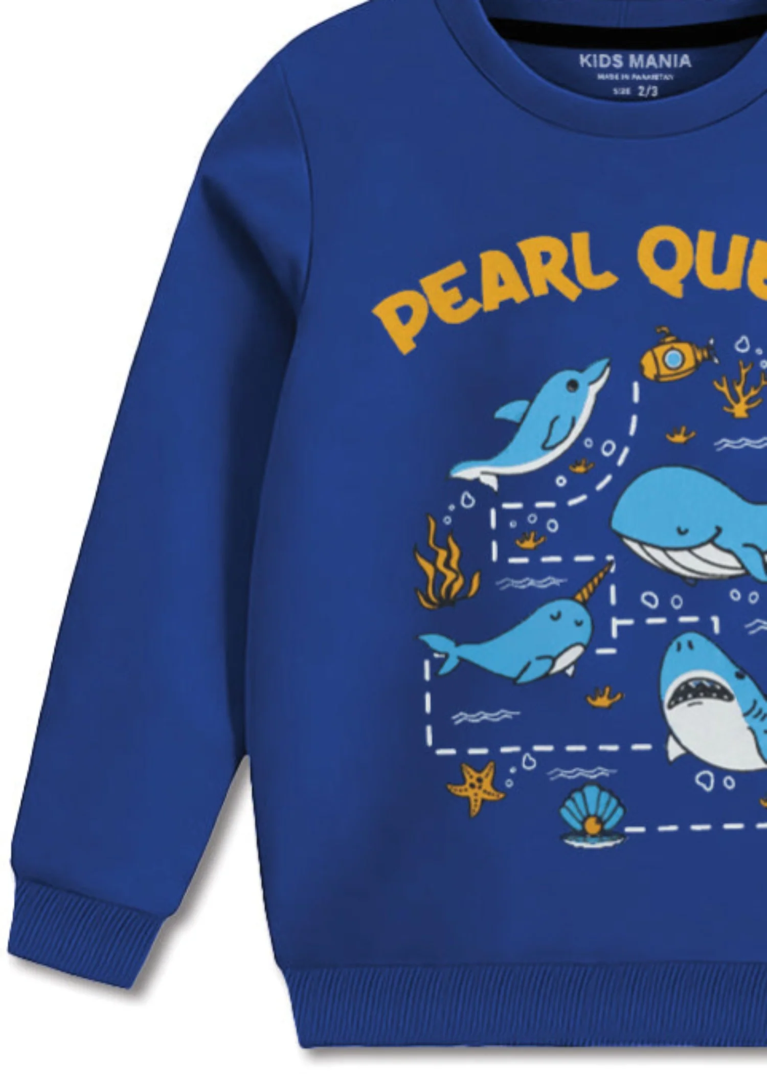 fleece Sweatshirt in Blue - view 3