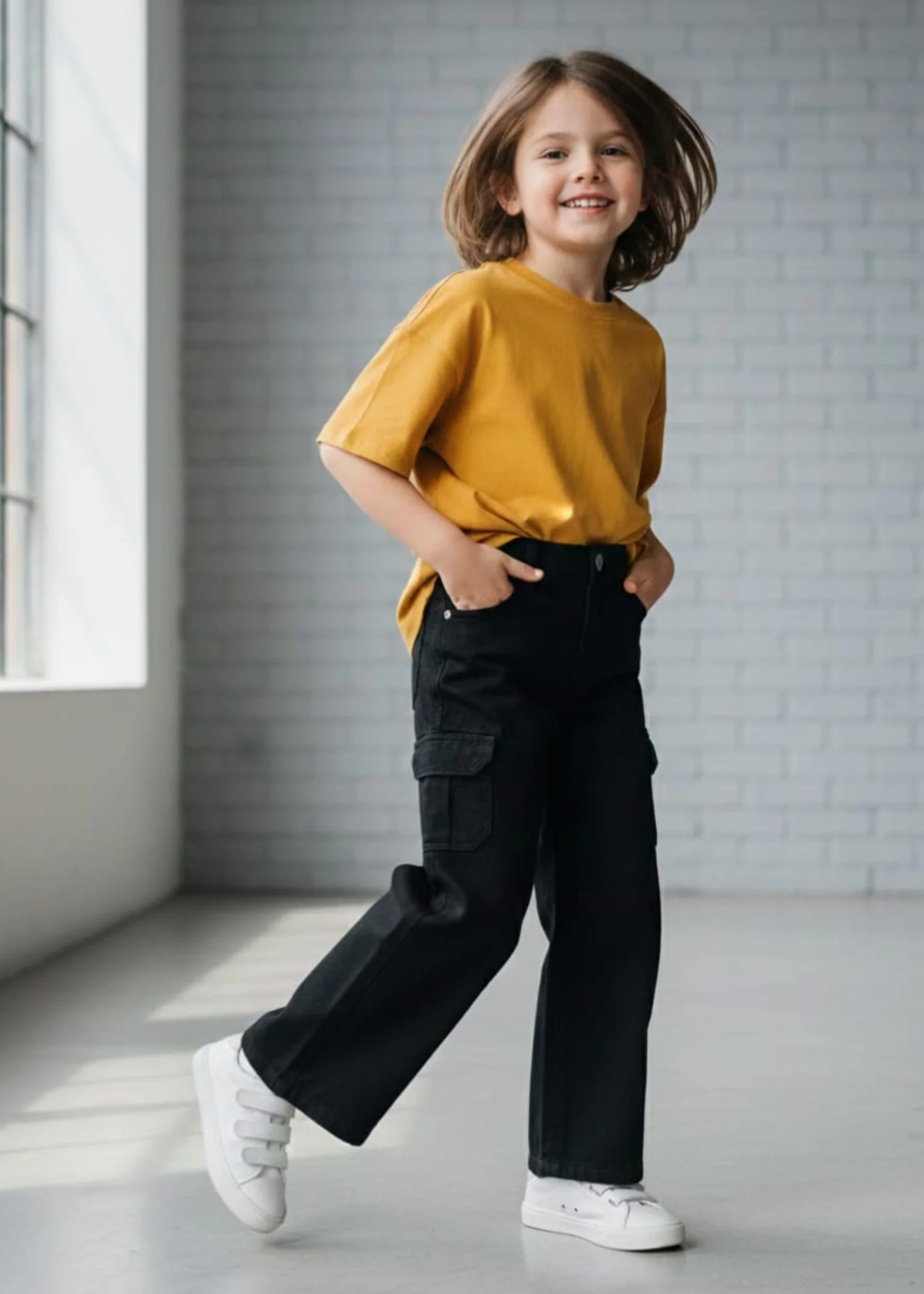 denim Jeans in Black - view 2
