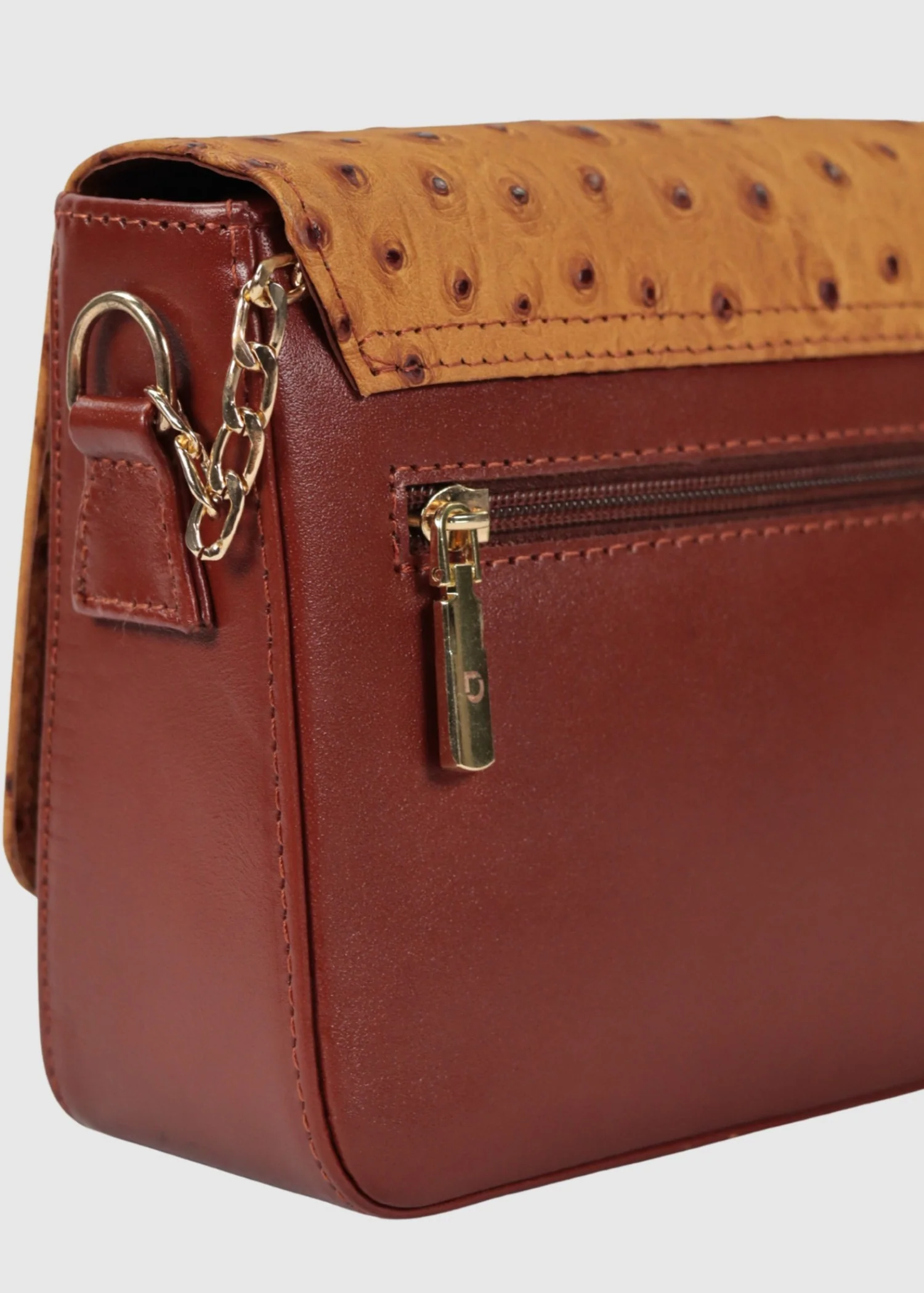 Shoulder Bag in Tawny brown Color by - Trendy Women Shoulder Bag PVR1331 - view 5