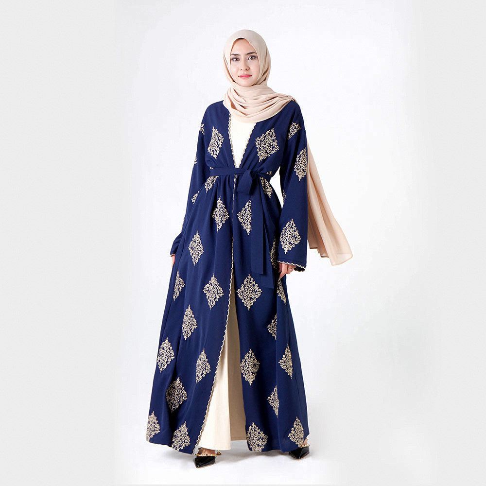 Modest Abaya Ramadan Dubai Robe Turkey Kaftan Islamic Clothing Muslim For Women Cardigan