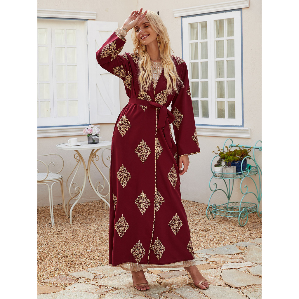 Modest Abaya Ramadan Dubai Robe Turkey Kaftan Islamic Clothing Muslim For Women Cardigan