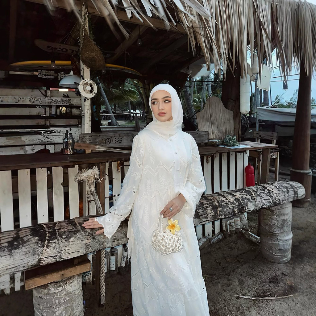 Ramadan Lace Embroidery Abayas Women Turkey Dubai Abaya Muslim Dress