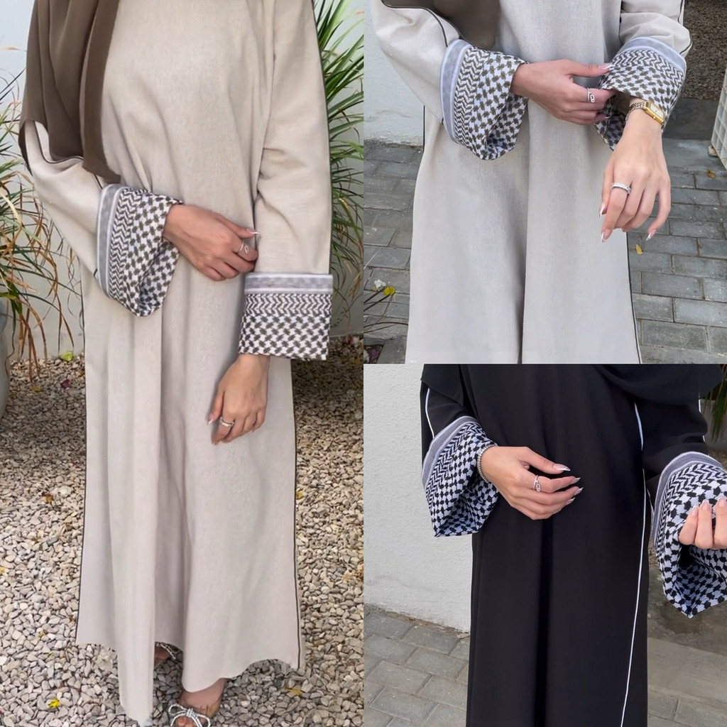 Dubai Elegance: Ramadan Abaya Collection Chic Turkish Jubah