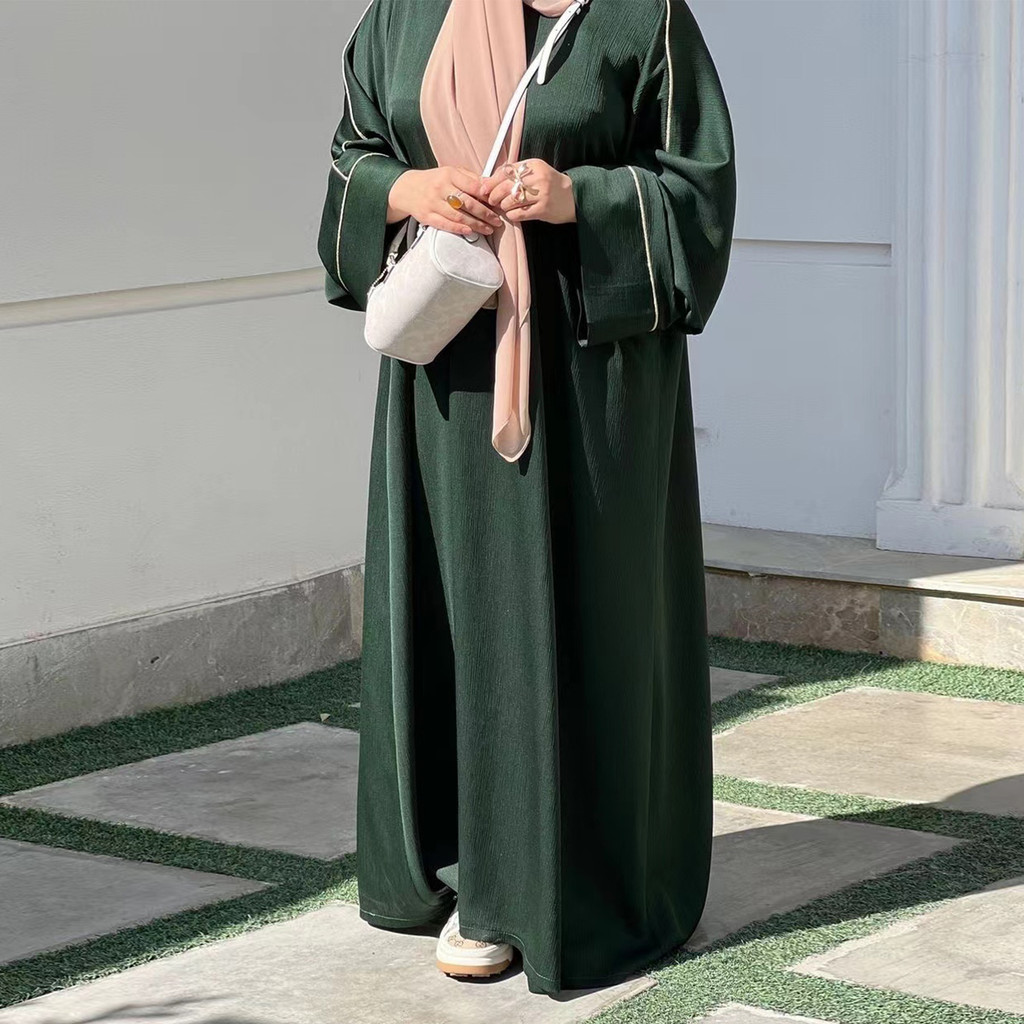 Abayas Kaftan Islam Dress Vestidos Largos Saudi Arab Long Robe Muslim Women Ramadan Dubai Jalabiya