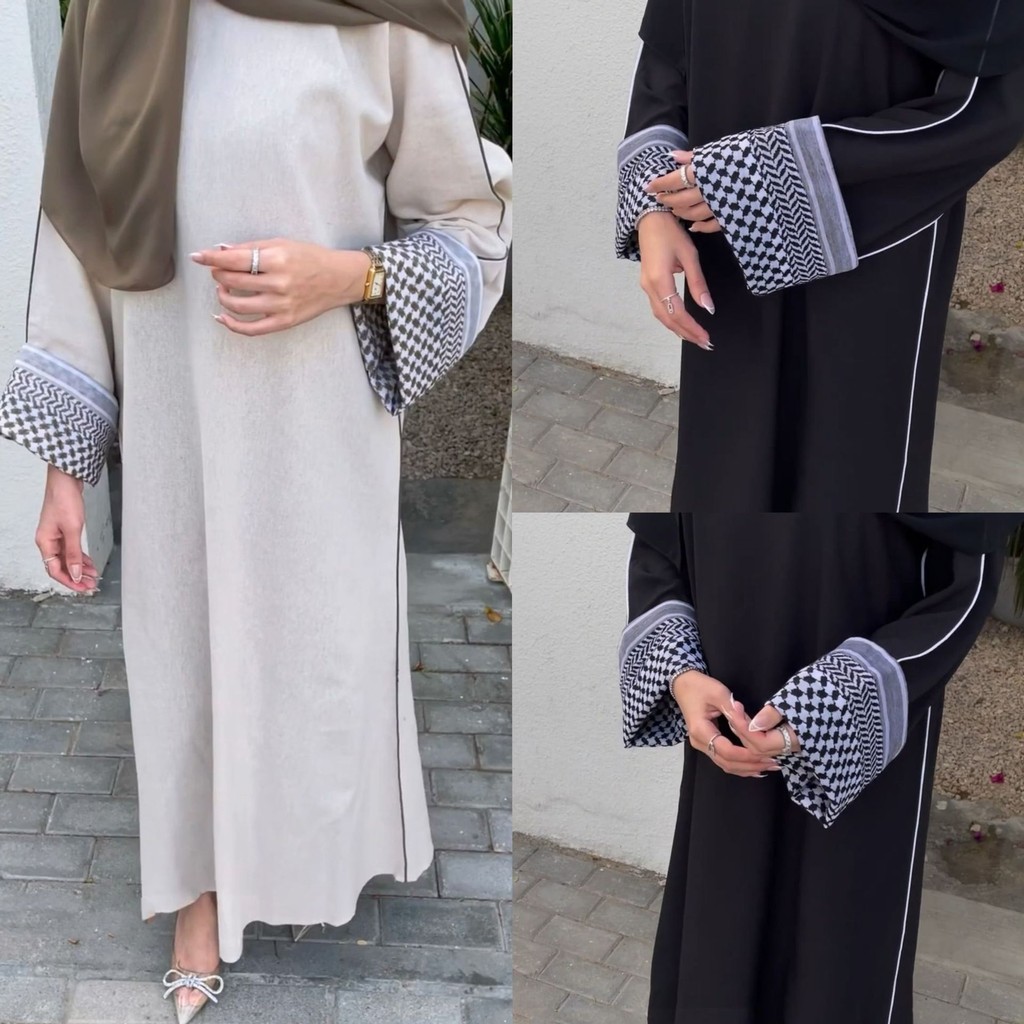 Dubai Elegance: Ramadan Abaya Collection Chic Turkish Jubah