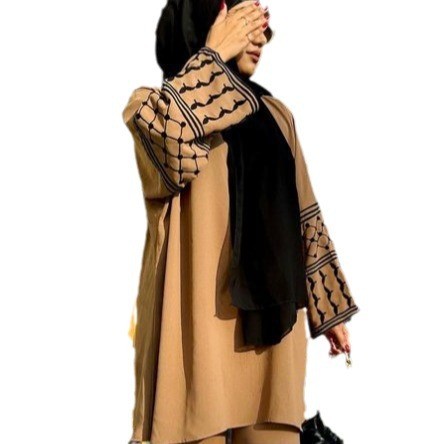 Raya Middle East Turkish embroidered top plus wide-leg pants trousers two-piece set