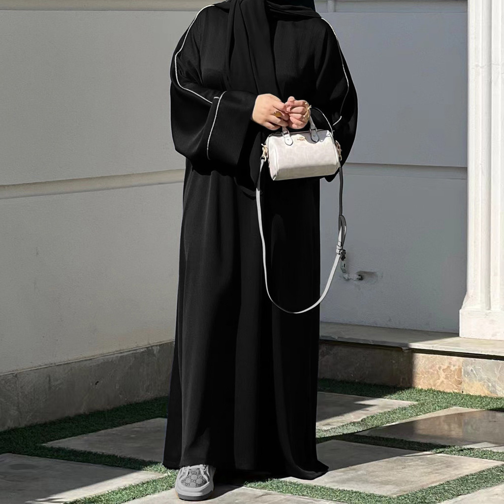 Abayas Kaftan Islam Dress Vestidos Largos Saudi Arab Long Robe Muslim Women Ramadan Dubai Jalabiya