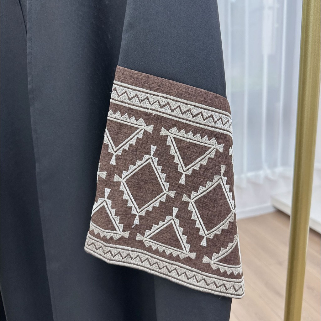 Raya fashion embroidery Dubai Türkiye elegant cardigan robe abaya