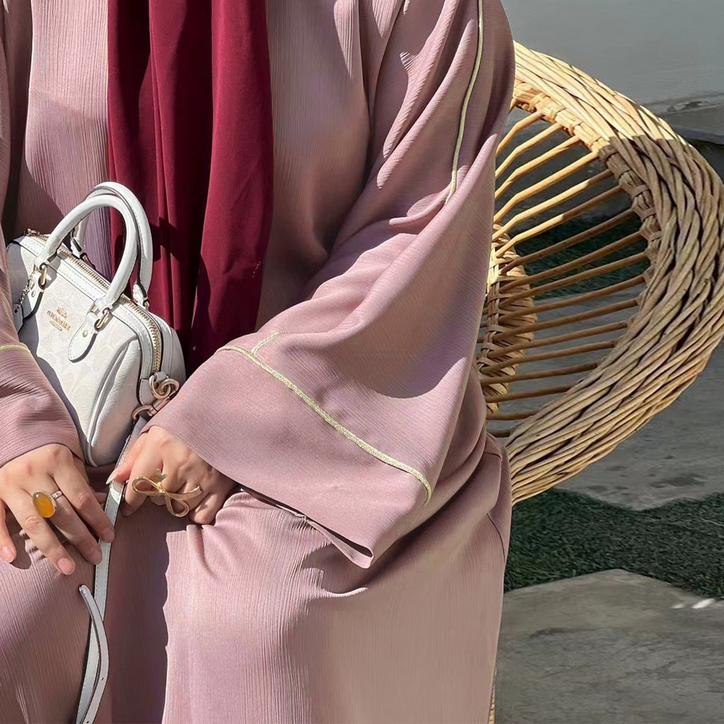 Abayas Kaftan Islam Dress Vestidos Largos Saudi Arab Long Robe Muslim Women Ramadan Dubai Jalabiya