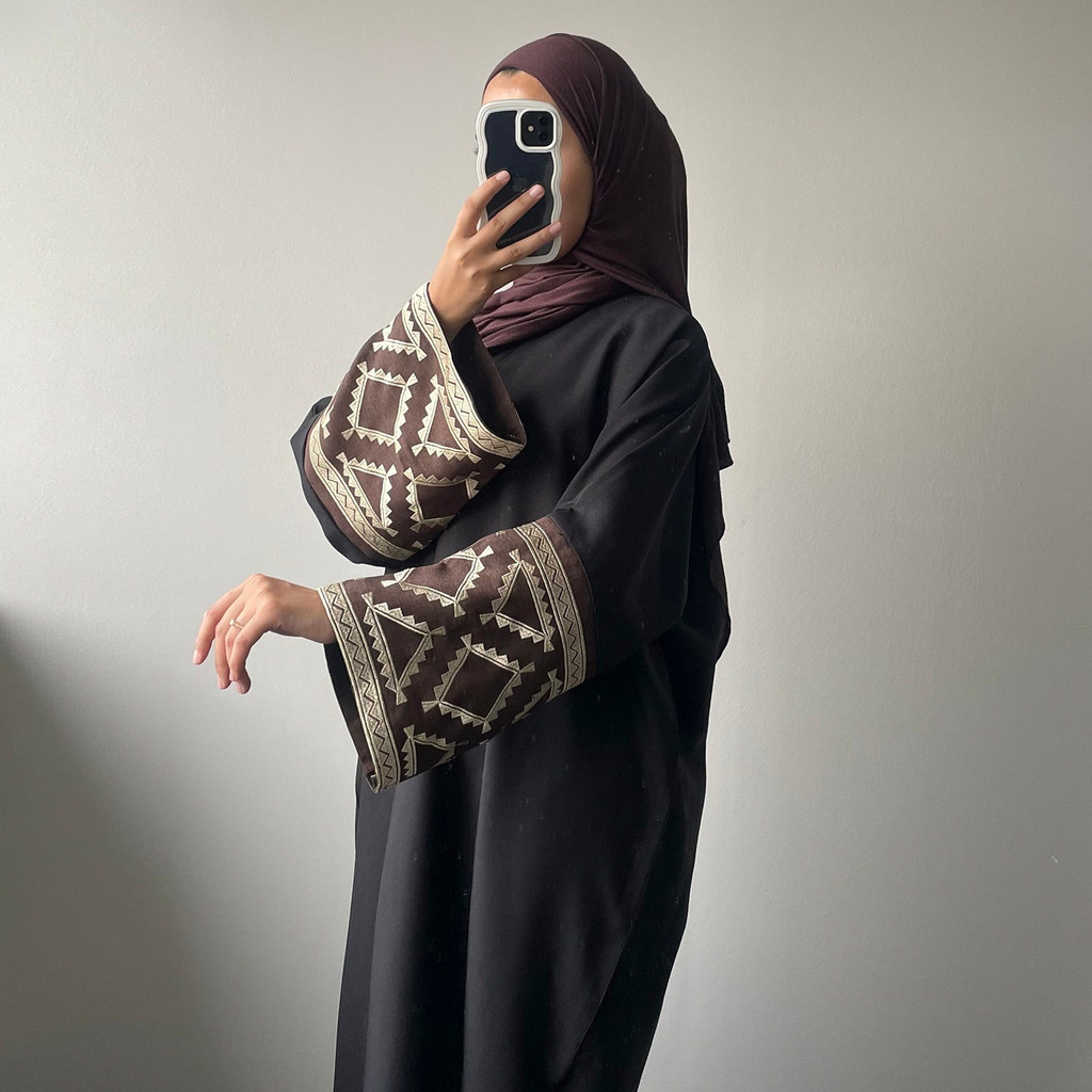 Raya fashion embroidery Dubai Türkiye elegant cardigan robe abaya