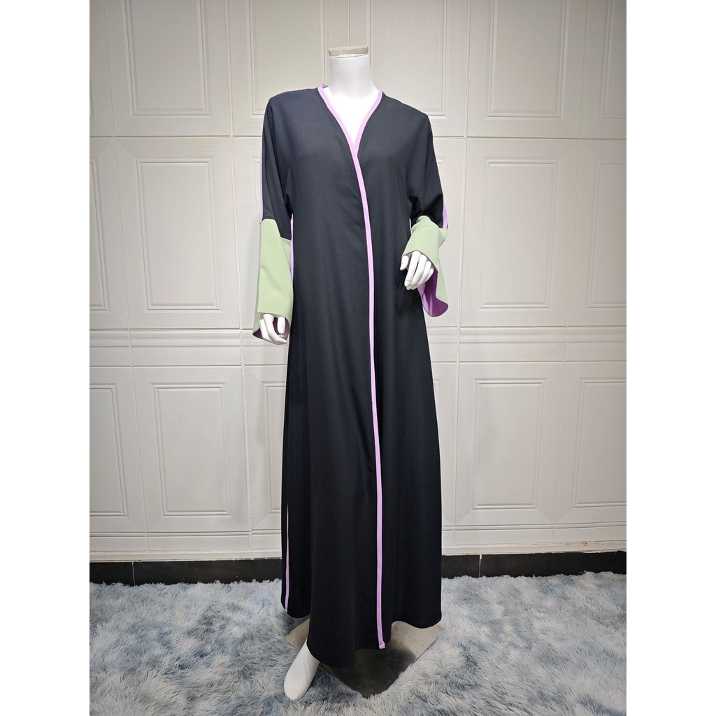 Raya Muslim Abaya for Women Split Sleeve Modest Party Dresses Ramadan Cardigan Abayas Kaftan Dubai Arab Long Robe