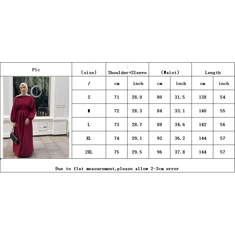 Raya Modest Muslim Dress for Women Jubah Ramadan Robe Dress Ramadan Caftan Party Long Dresses Full Sleeve