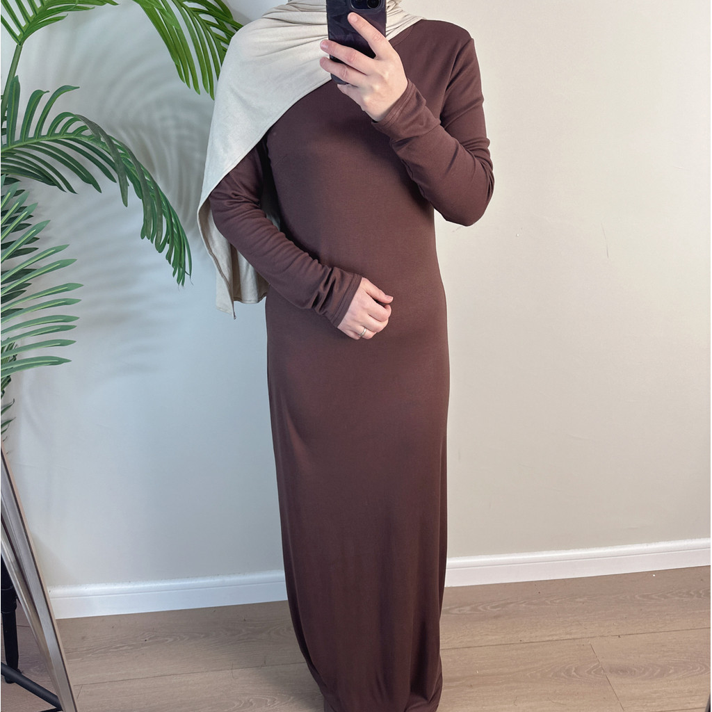 Ramadan Eid Plain Modest Abaya Dubai Muslim Islam Arabic Kaftan Modal Dress Abayas For Women Kebaya Caftan Robe