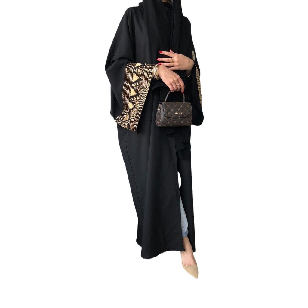 Raya White Open Kimono Abaya Dubai Luxury embroidery Islam Muslim Kaftan Dress Kebaya Palestine Abayas Women