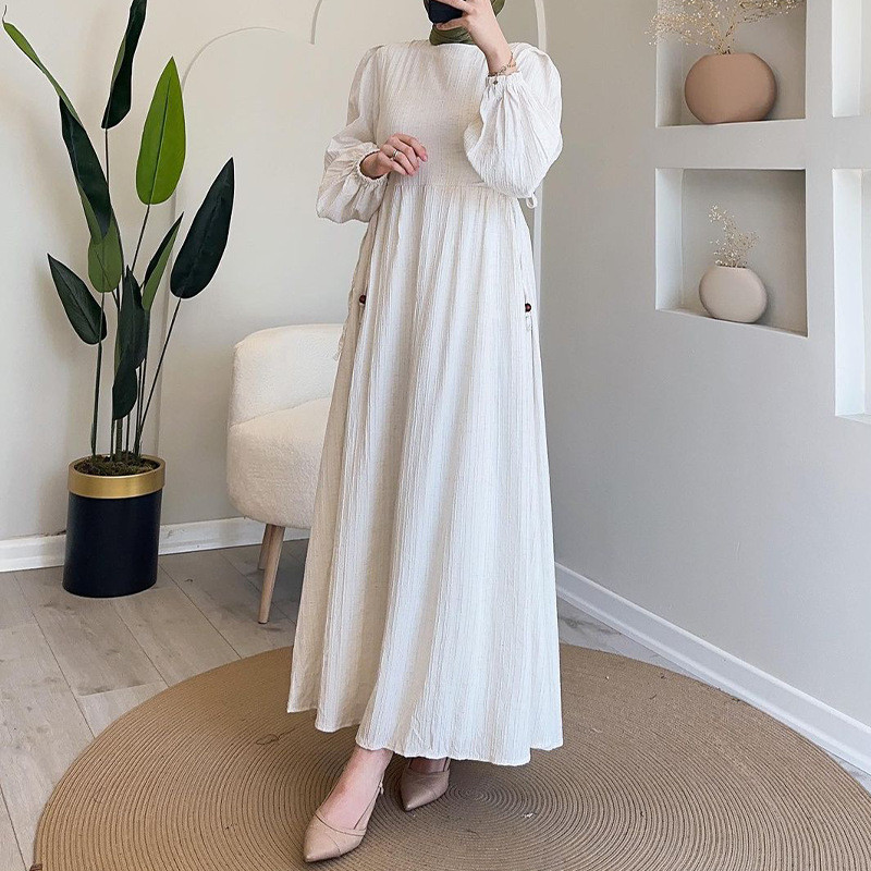 Muslim Fashion Galabia Abaya for Women Muslim Woman Dress Abayas Robe Islamic Women's Day Dresses