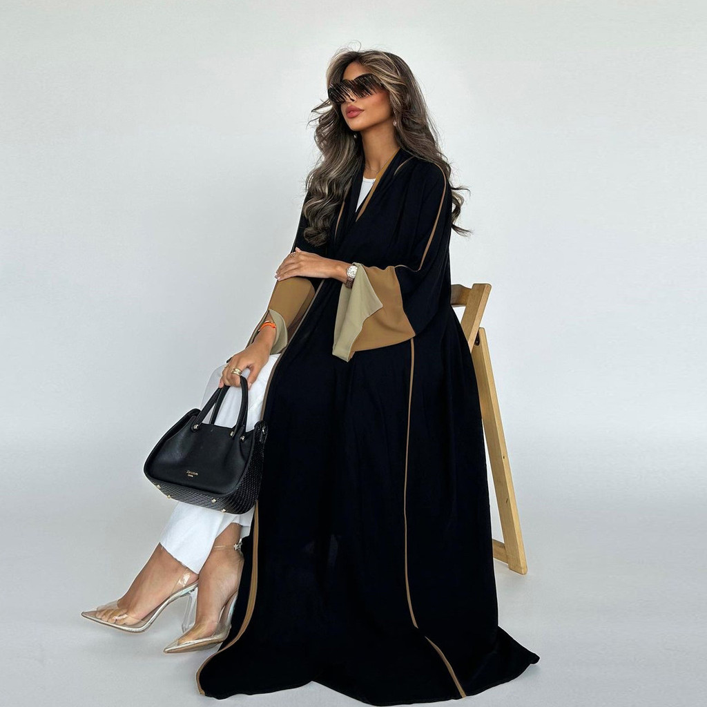 Raya Muslim Abaya for Women Split Sleeve Modest Party Dresses Ramadan Cardigan Abayas Kaftan Dubai Arab Long Robe