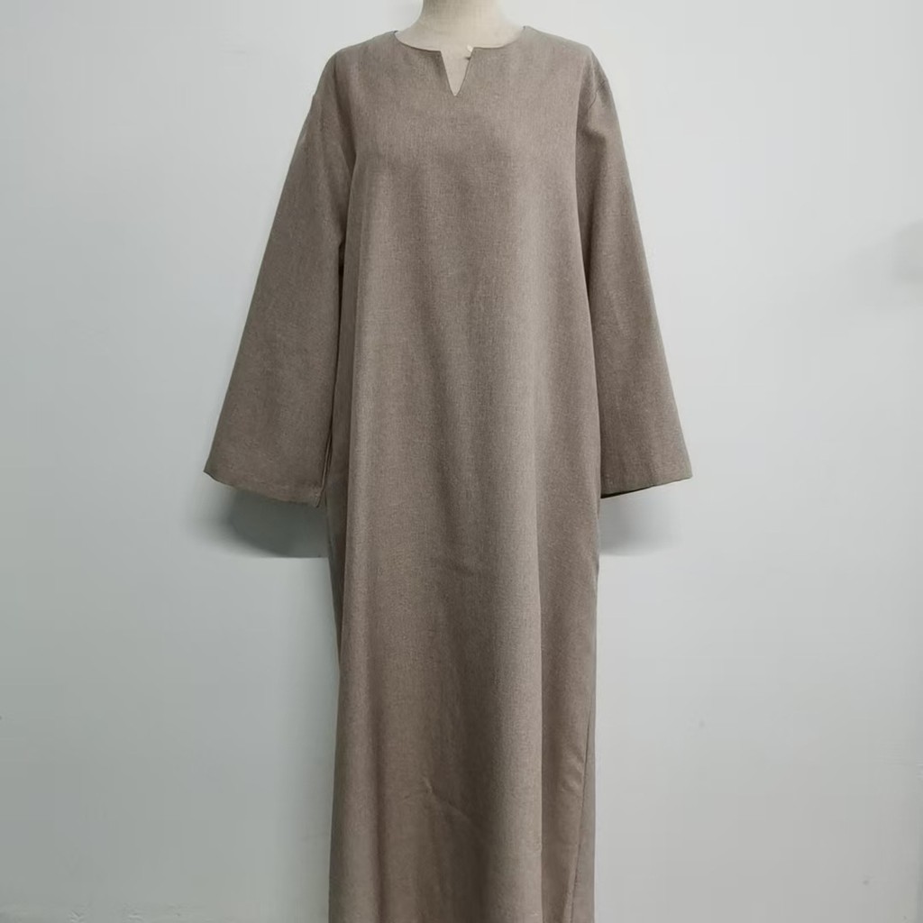 Party Eid Ramadan Mubarak Abaya Muslim Maxi Dress Dubai Modest Kaftan Islam Gown Casual