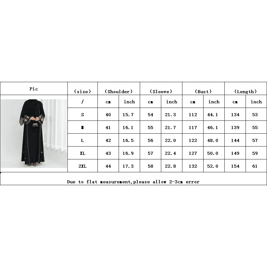 Embroidery Open Black Fancy Abaya Dubai For Evening Party Dress Muslim Clothing Women Kaftan Malay Kaftan Woman