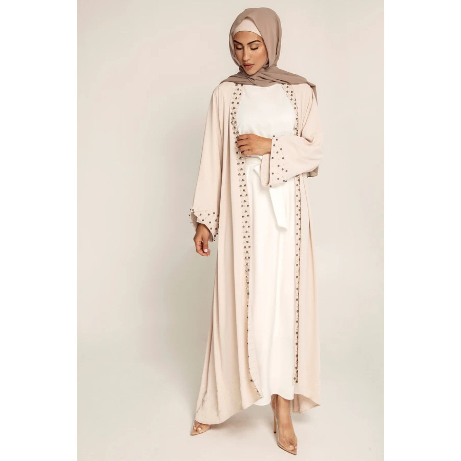 Modest Abaya Ramadan Dubai Robe Muslimah SG Kaftan Islamic Clothing Muslim For Women Kimono Caftan Malayu Cardigan