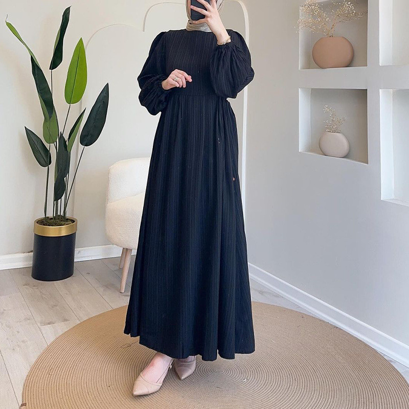 Muslim Fashion Galabia Abaya for Women Muslim Woman Dress Abayas Robe Islamic Women's Day Dresses